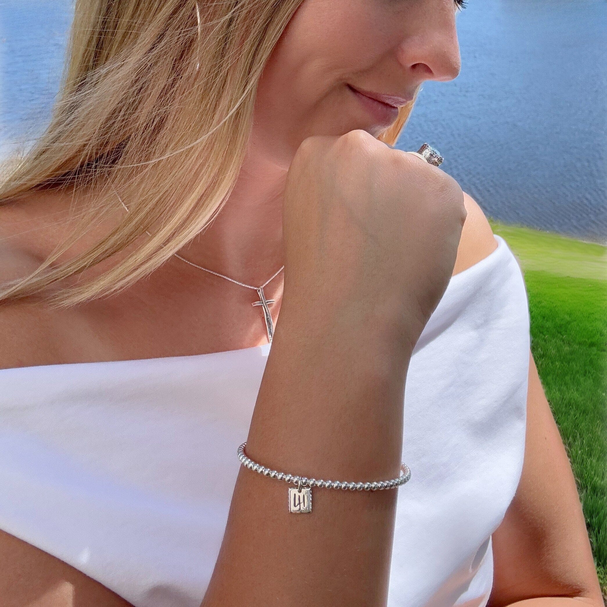 41 Cuff Bracelet - Silver - Image 3