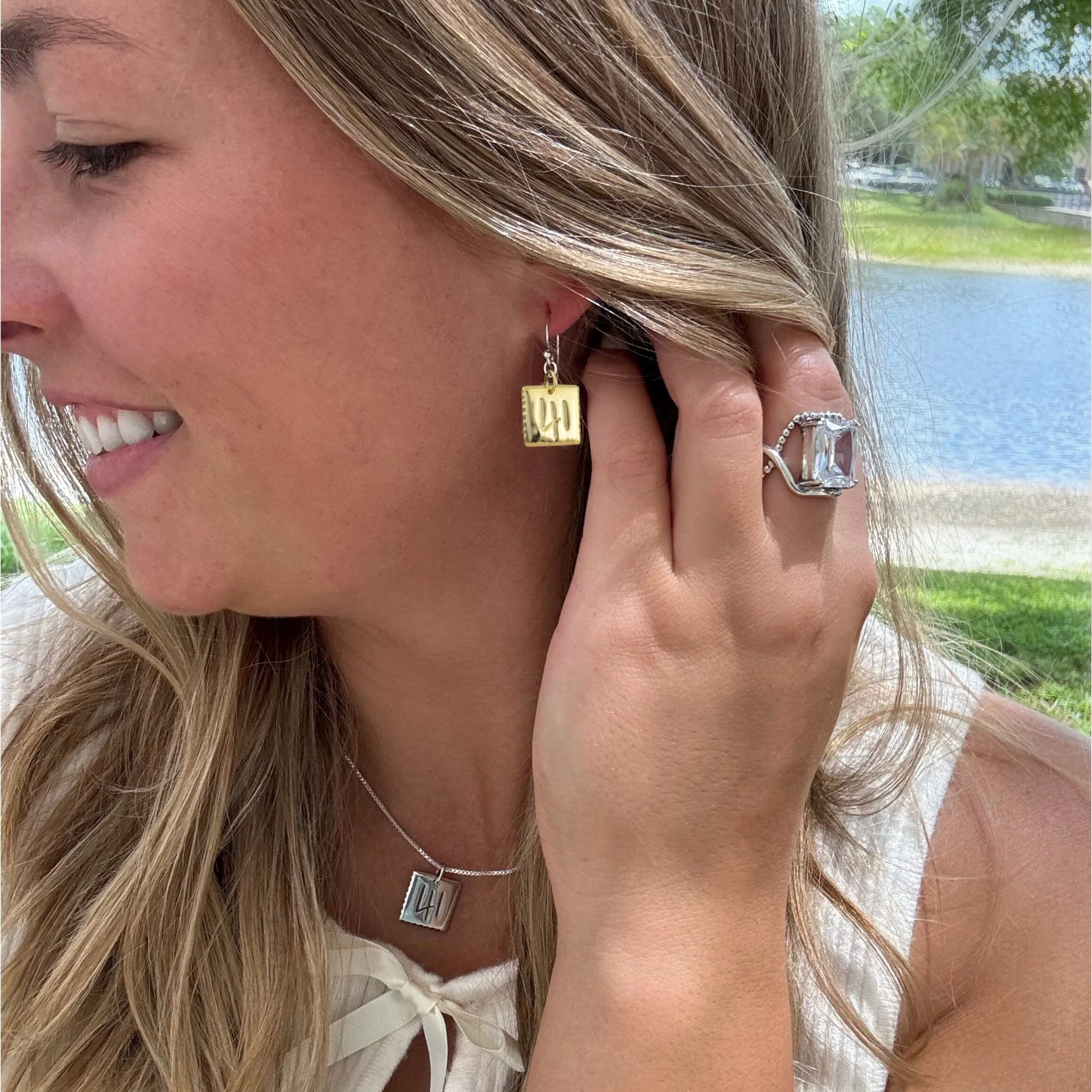 41 Earrings - Gold - Image 3