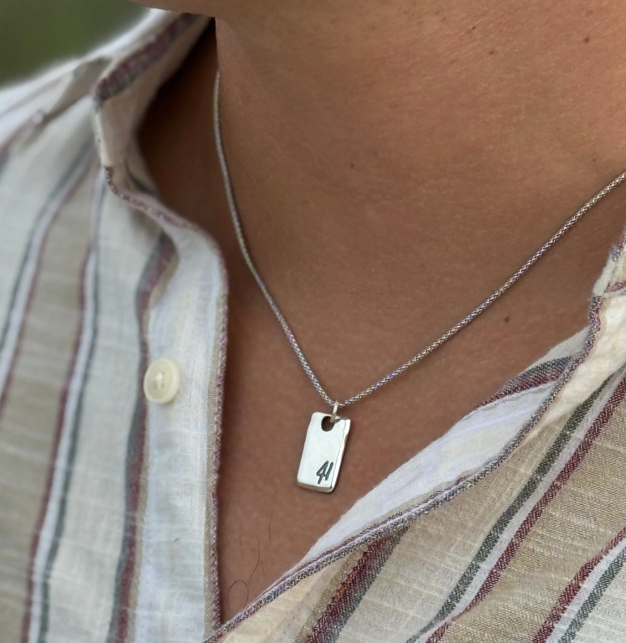 41 Tag Necklace (unisex) - Image 4