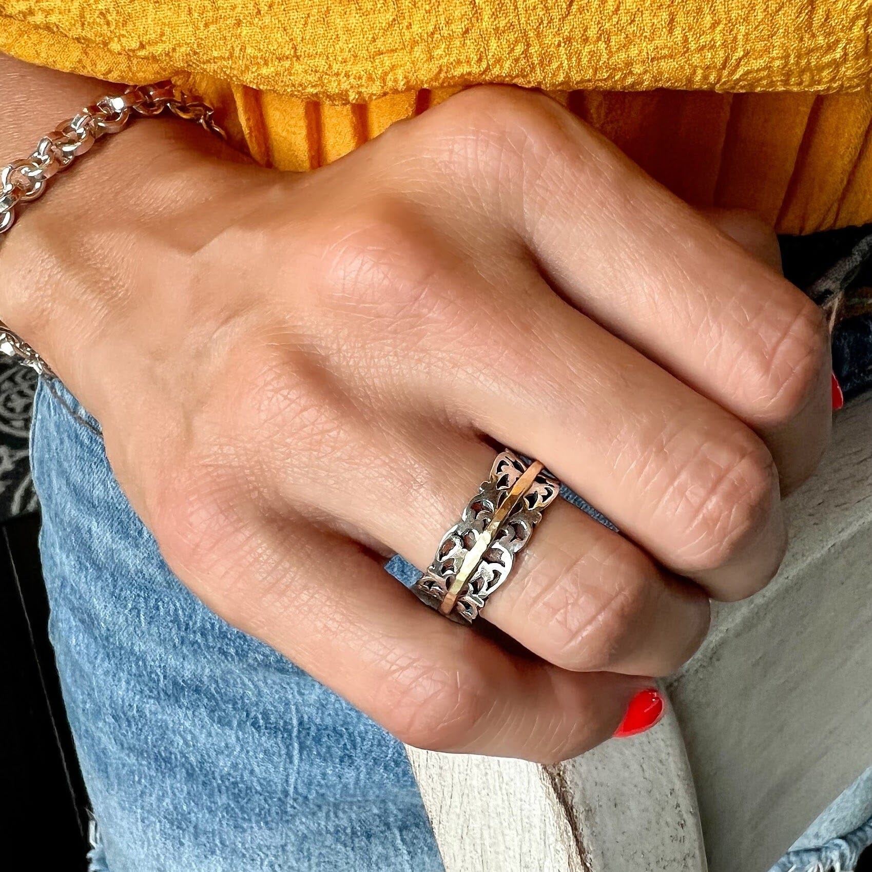 Adorned Filigree Ring - Image 4