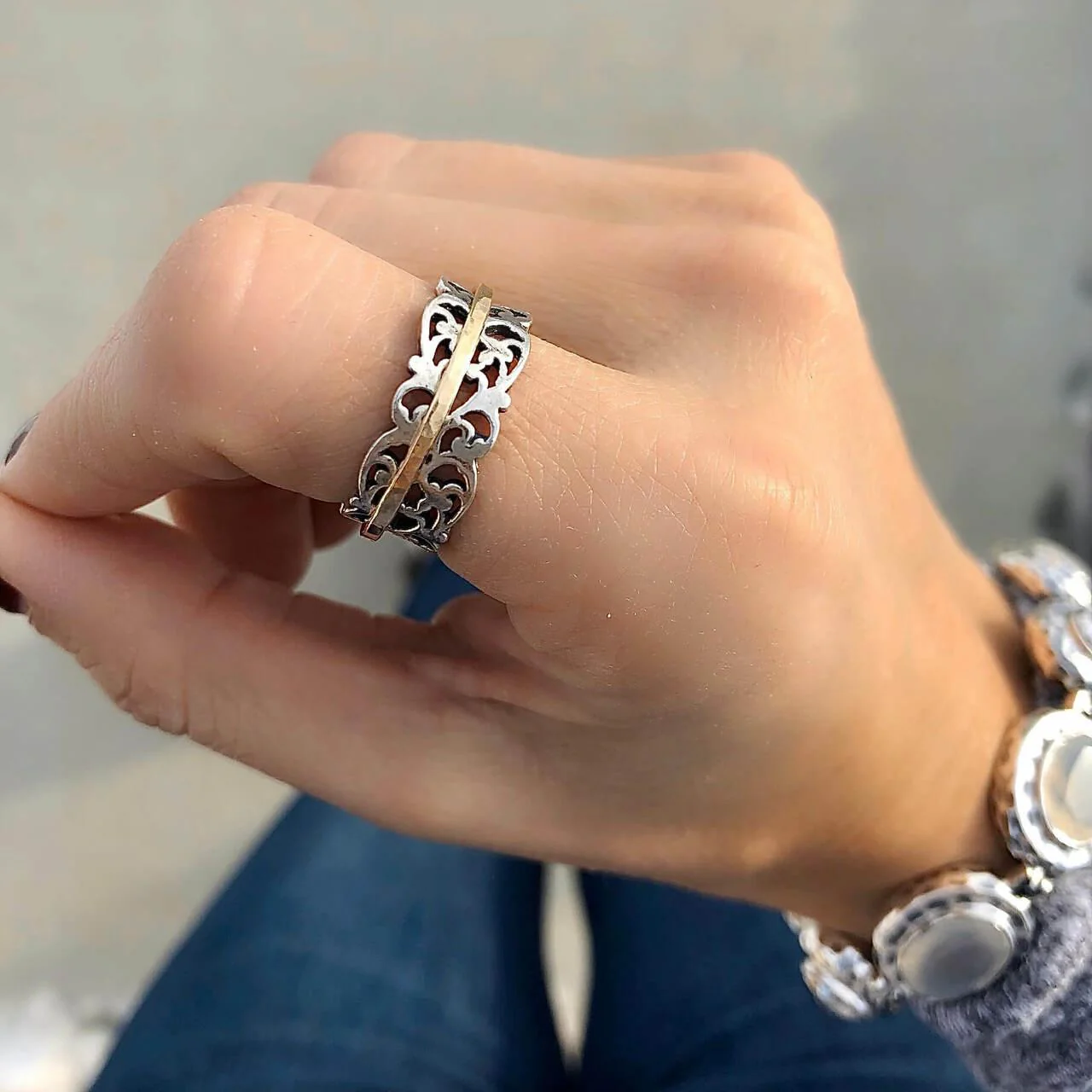 Adorned Filigree Ring - Image 5