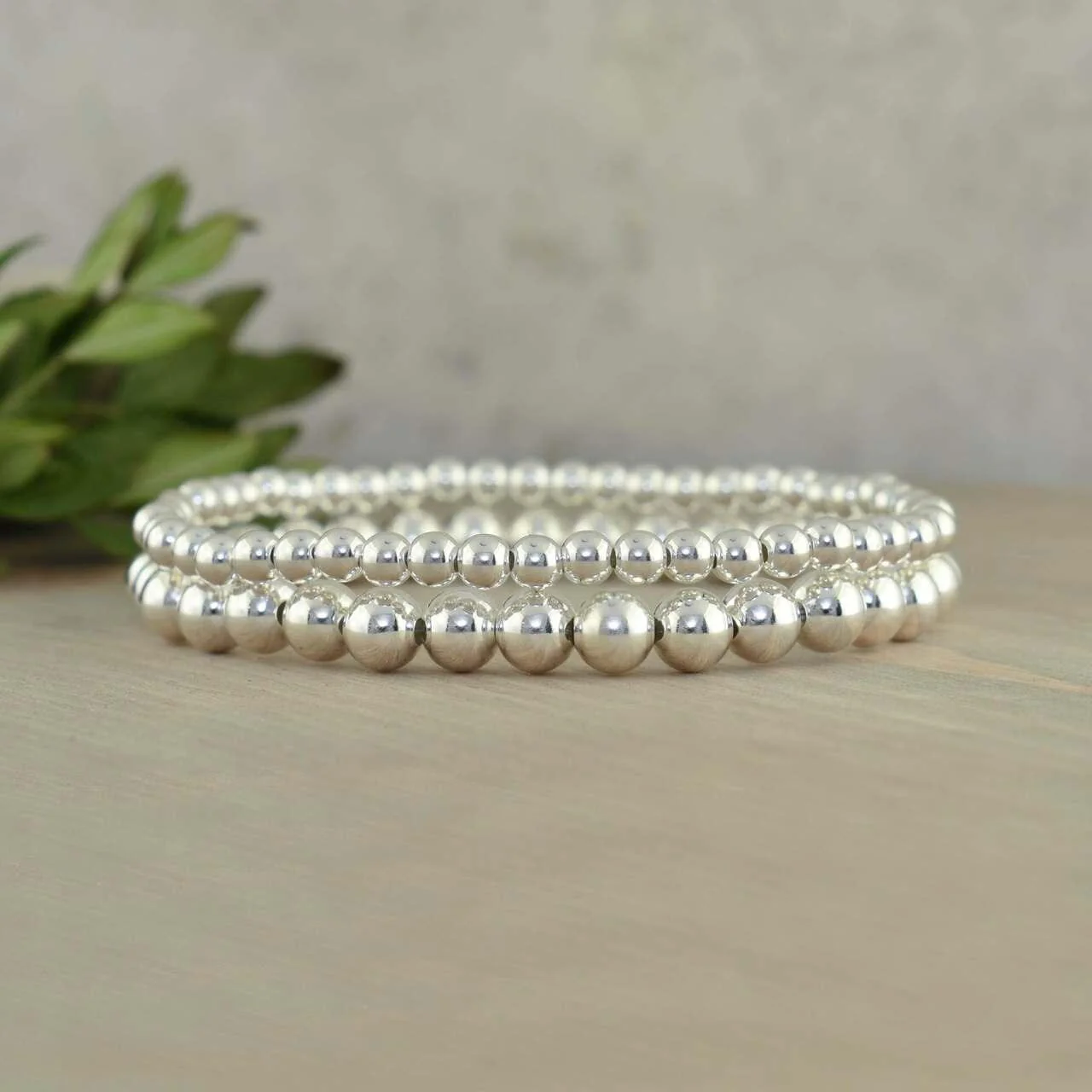 Beaded Stack Bracelet - 6mm - Image 3