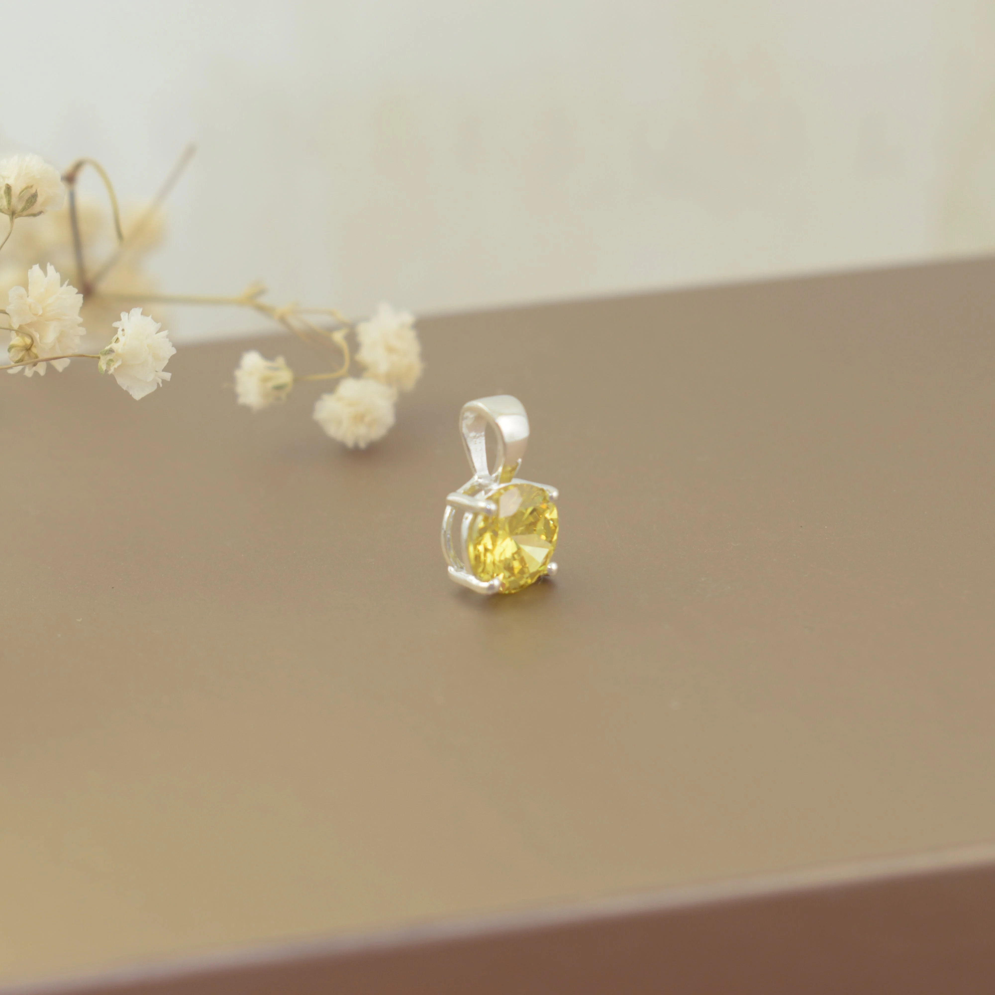 Canary Yellow Pendant