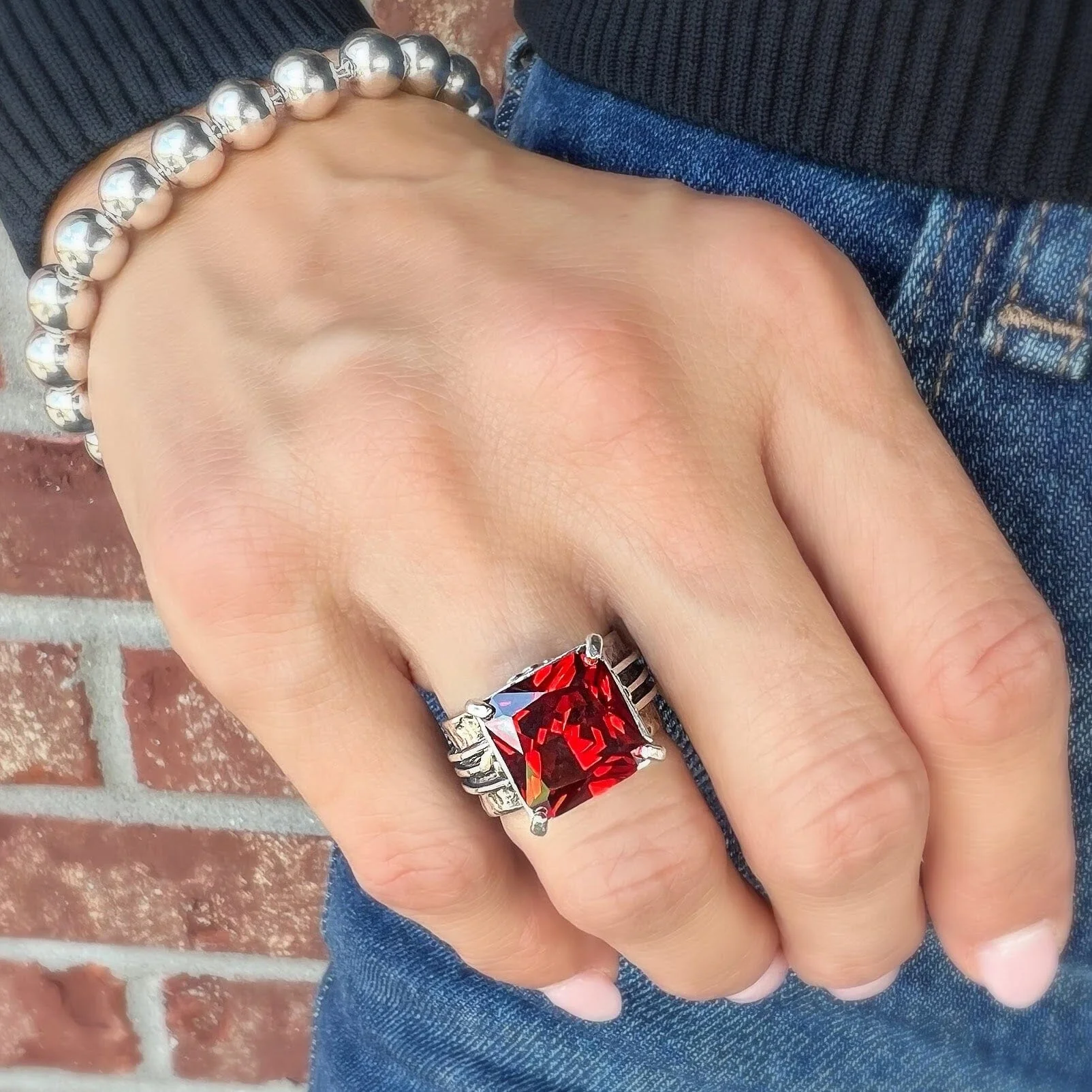 Cranberry Craze Ring - Image 4