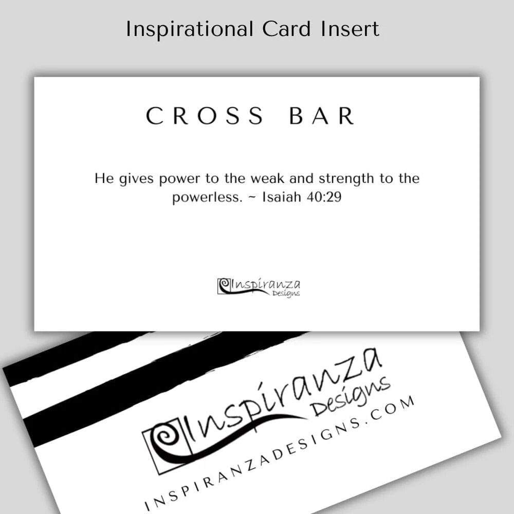 Cross Bar Earrings - Image 2
