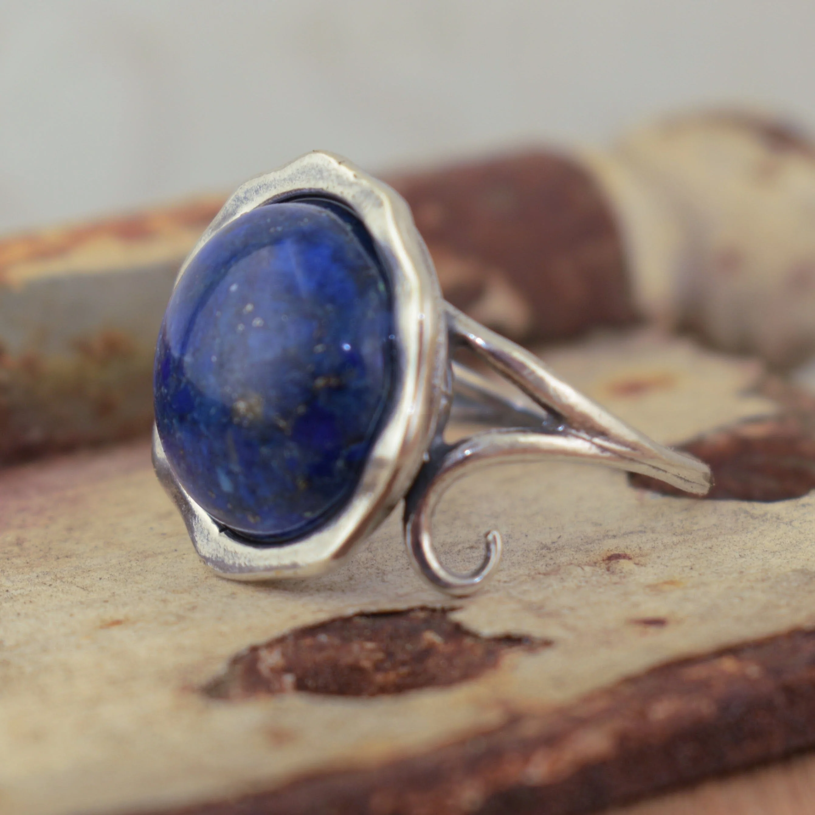 Denim and Blues Ring - Image 3