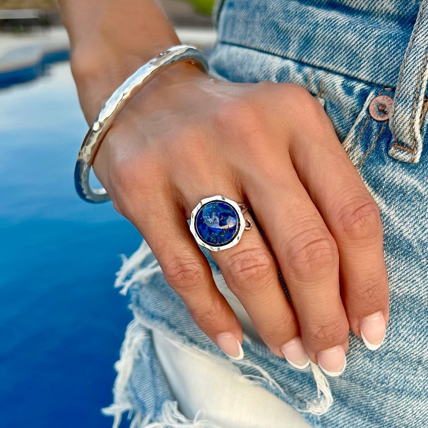 Denim and Blues Ring - Image 4