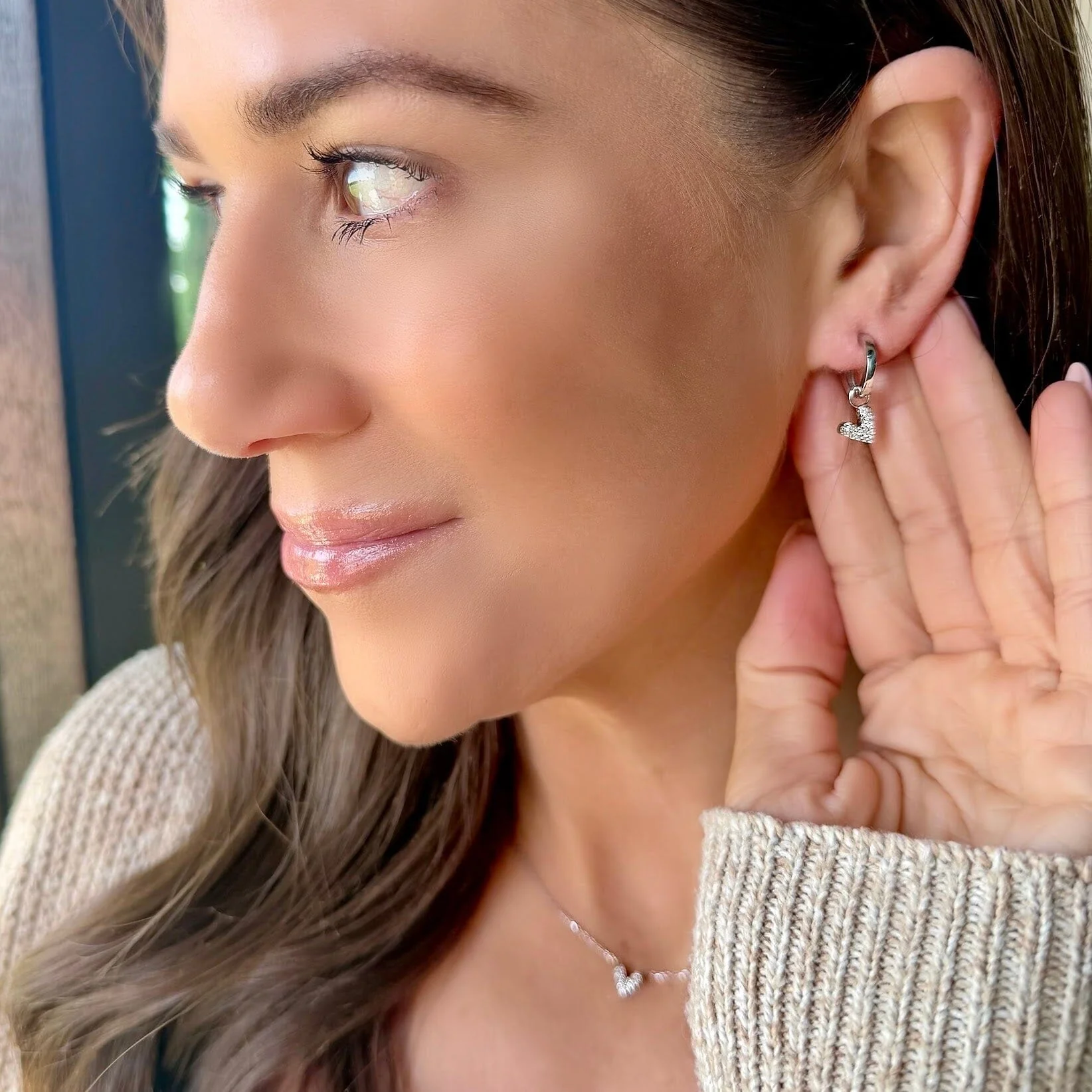 Double Take Huggie Earrings - Image 4