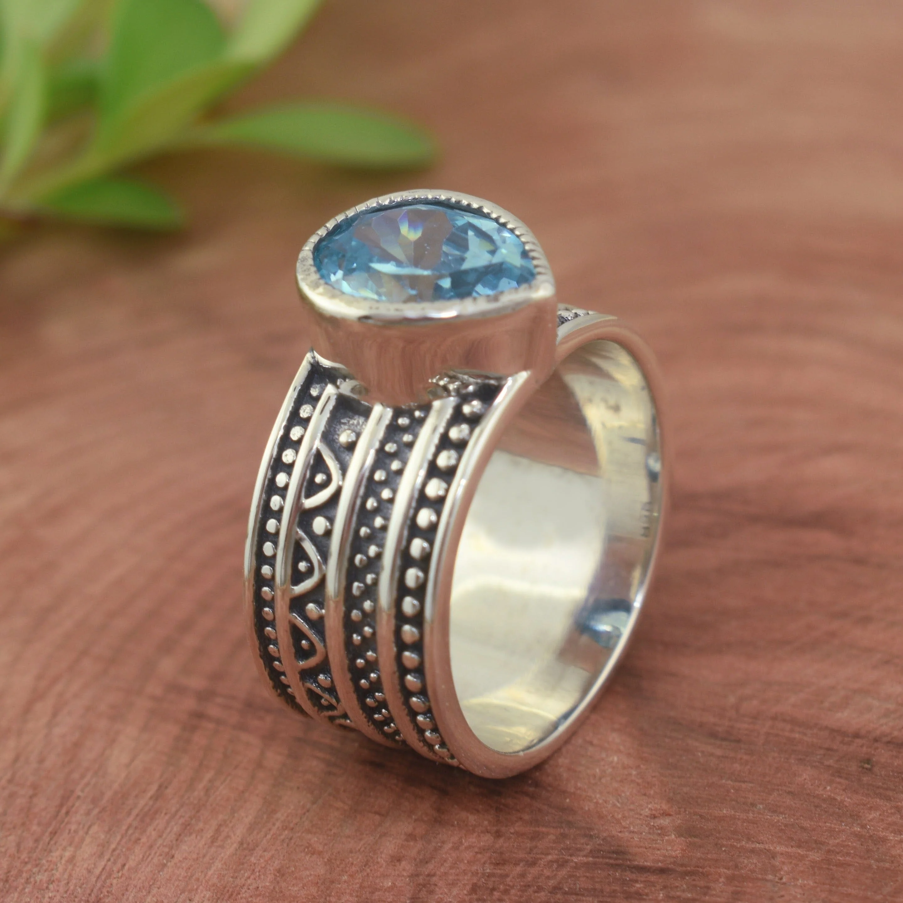 Drop of Ocean Ring - Size 5 - Image 3