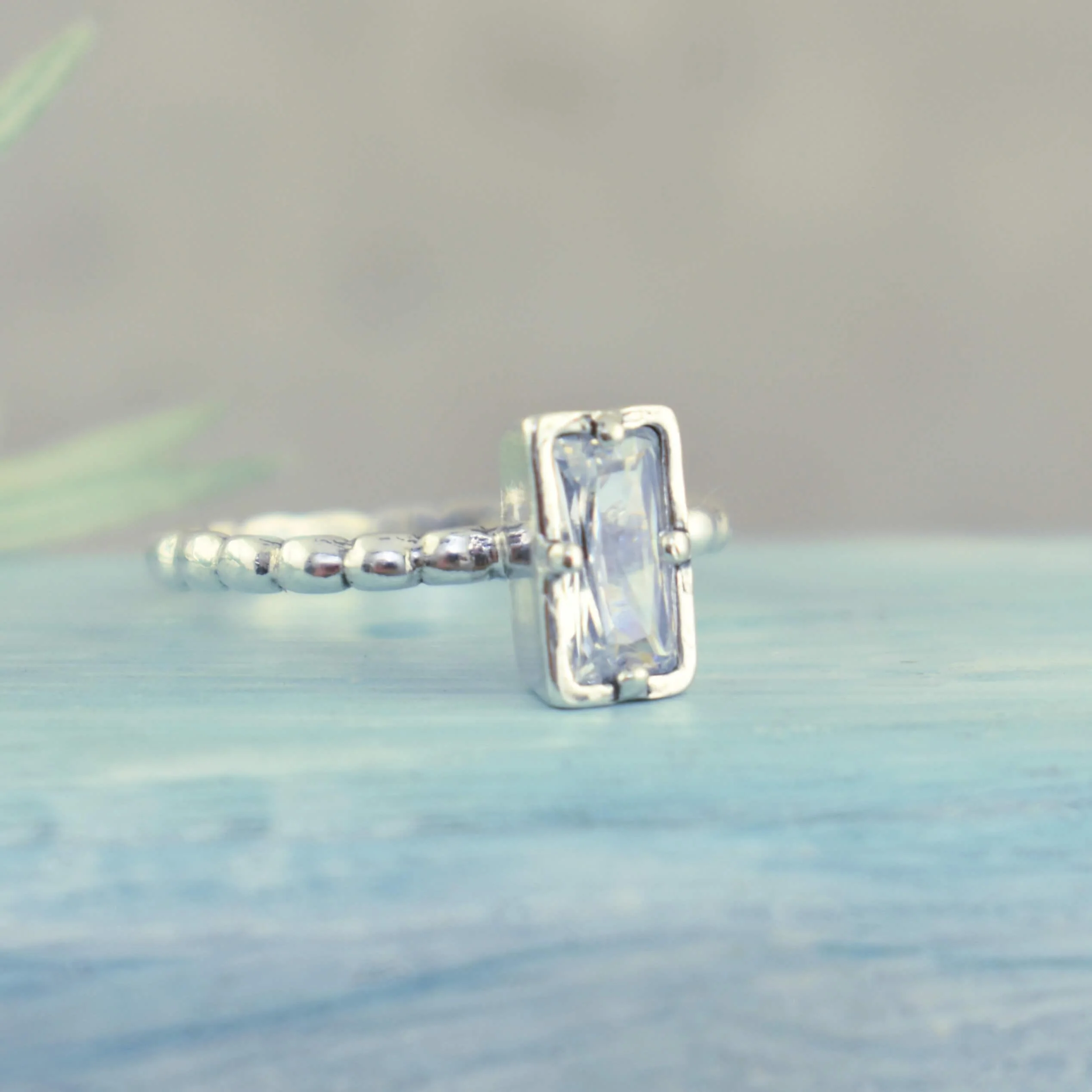 Emerald Cut Ring - Image 3