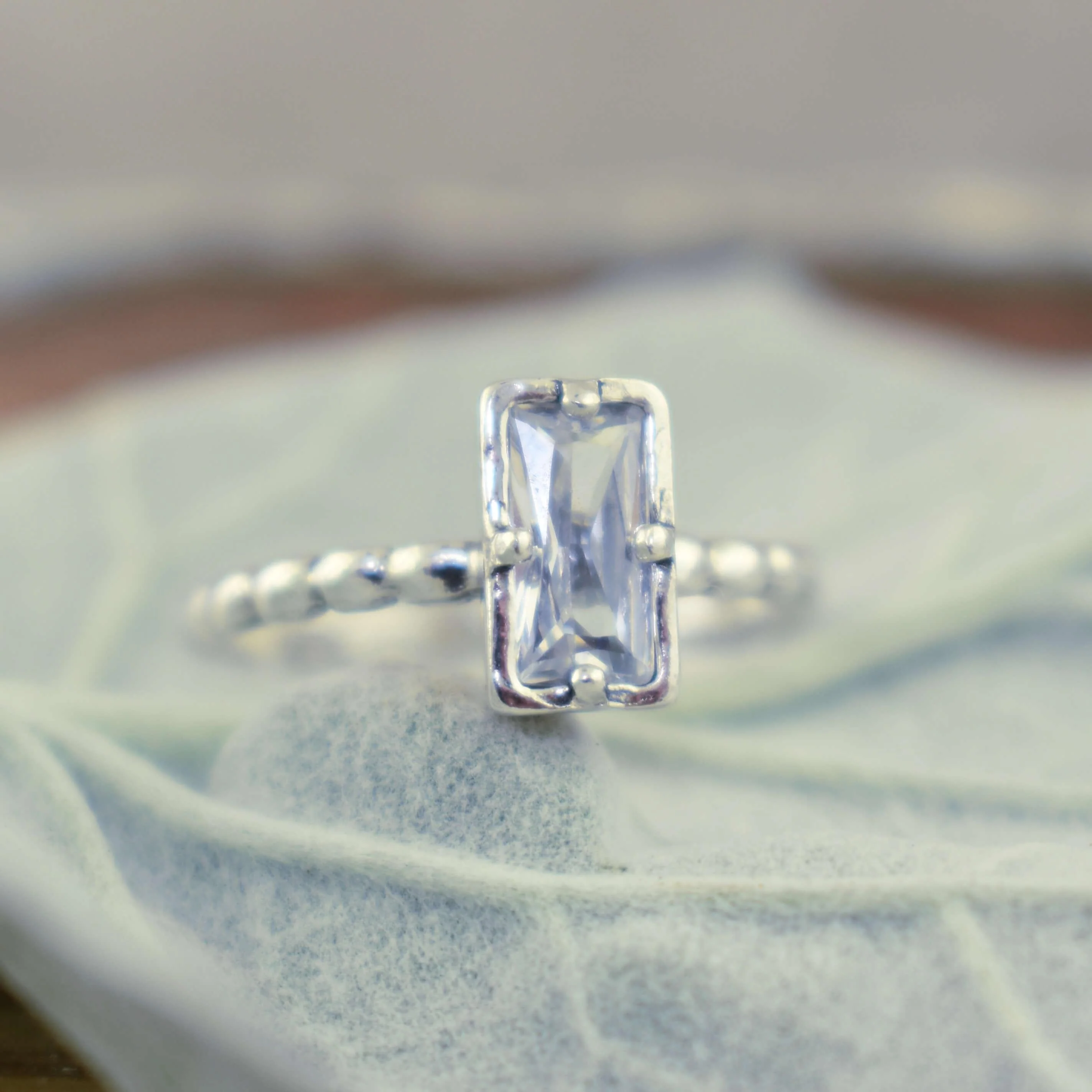Emerald Cut Ring - Image 5