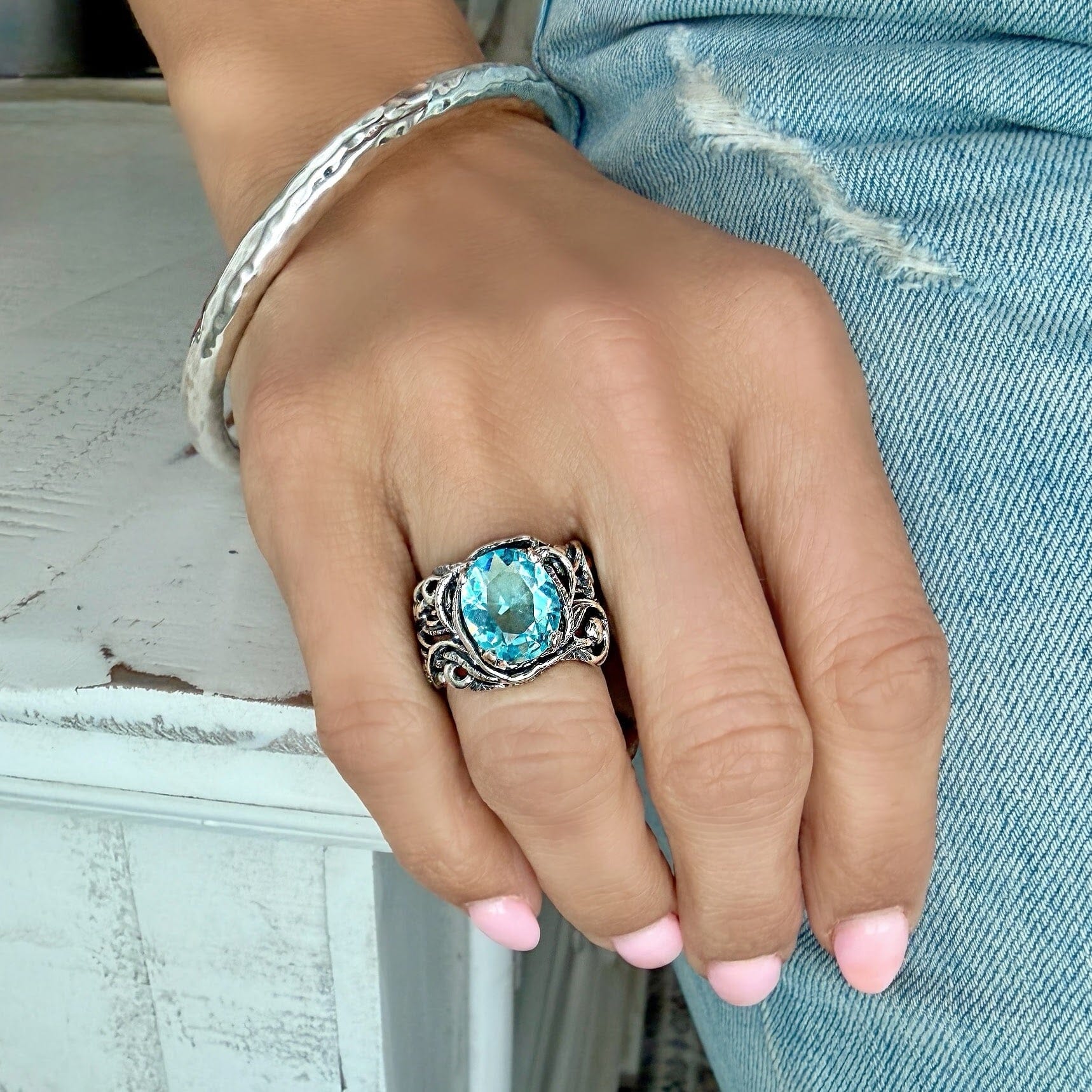 Fancy Splash Ring - Image 4