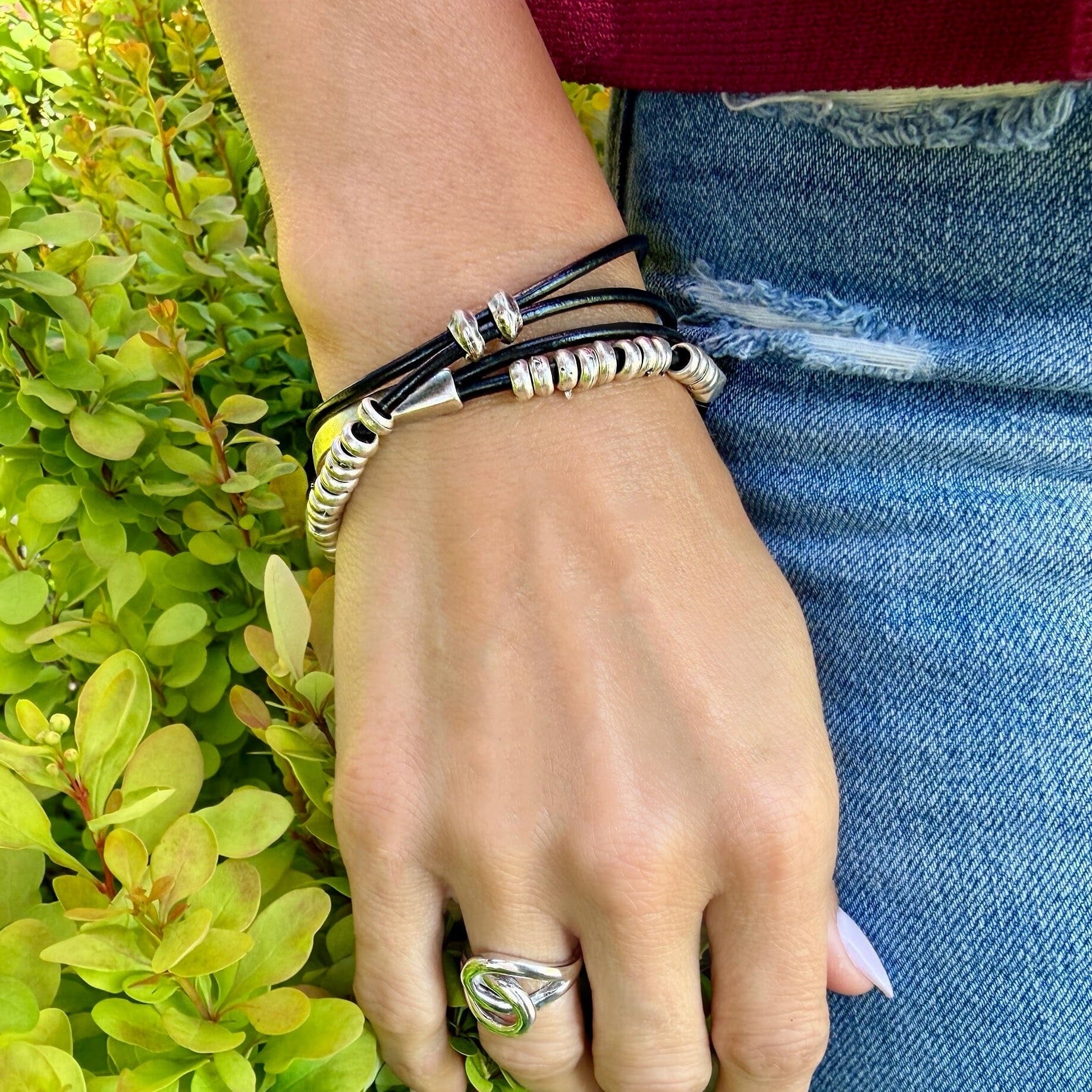 Hooked on Chic Wrap Bracelet - Image 4