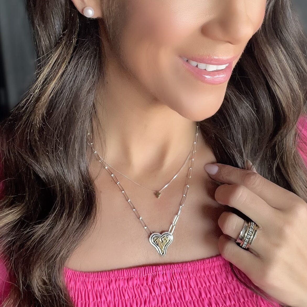 Itty Bitty Cross Necklace - Gold - Image 3