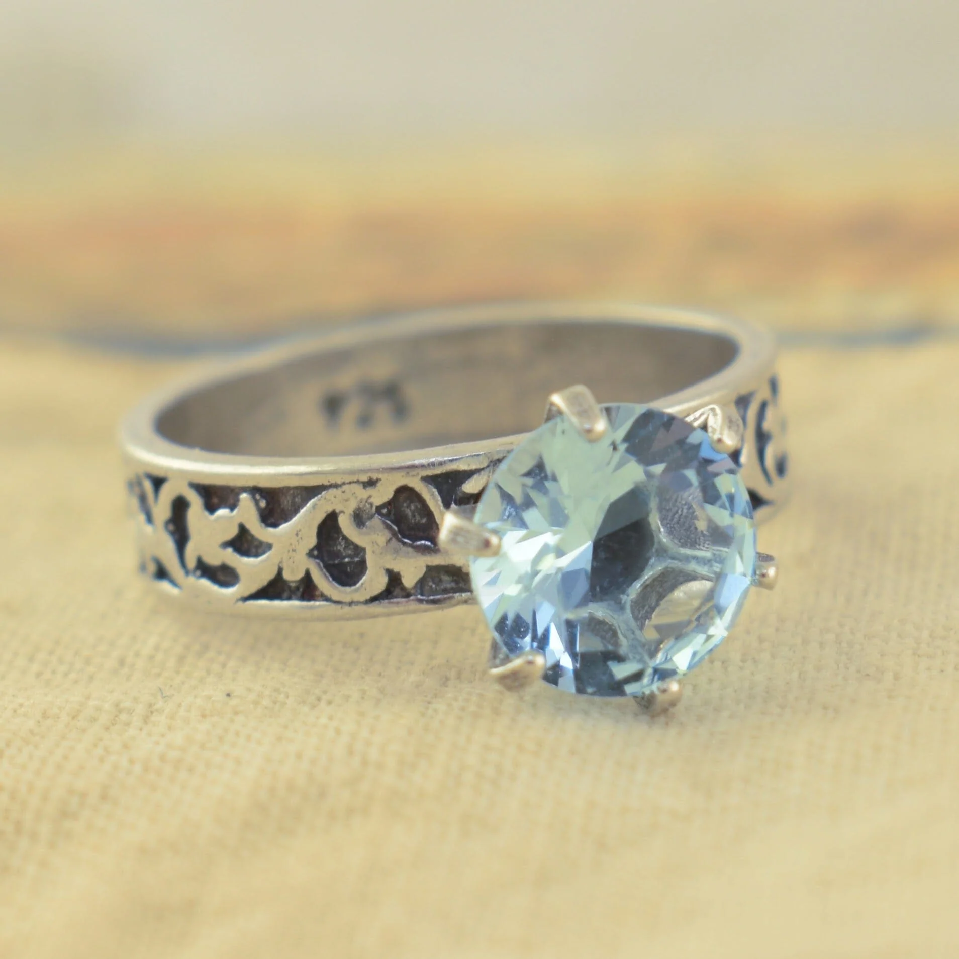 Lace & Lagoon Ring