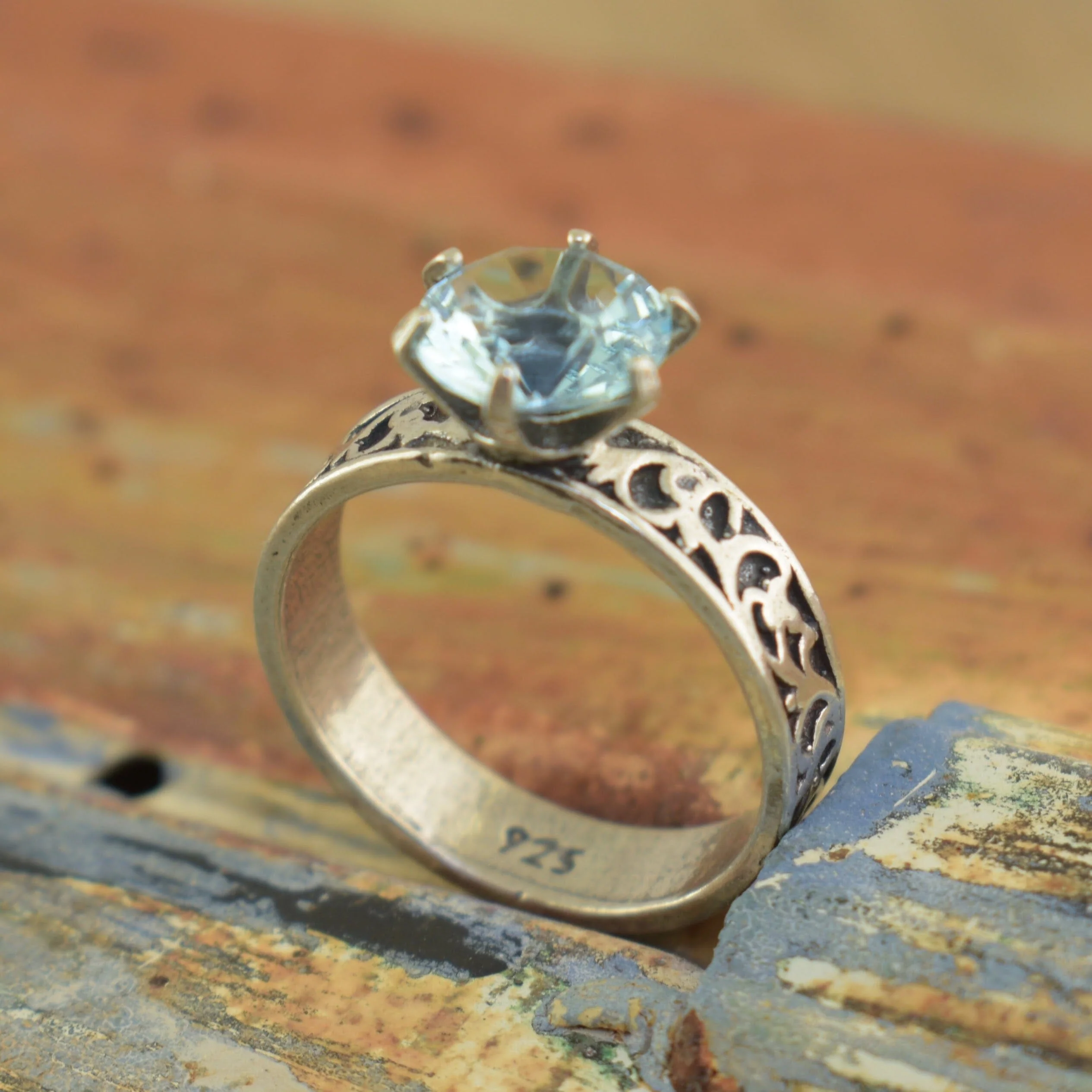 Lace & Lagoon Ring - Image 5