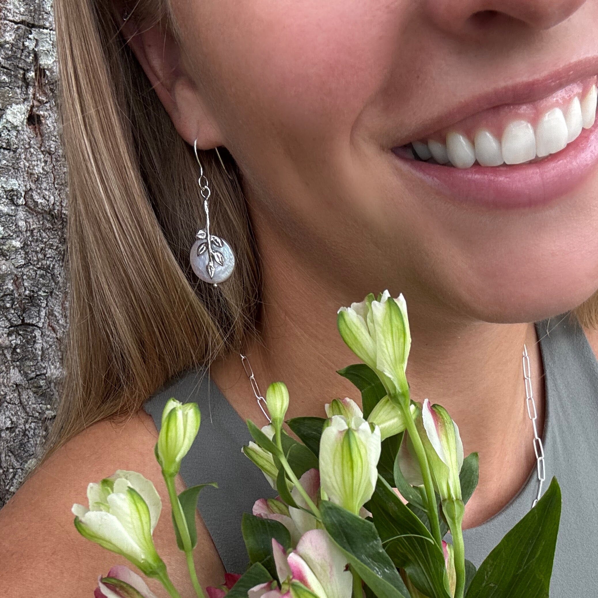 Leaf'n Me Hanging Earrings - Image 2