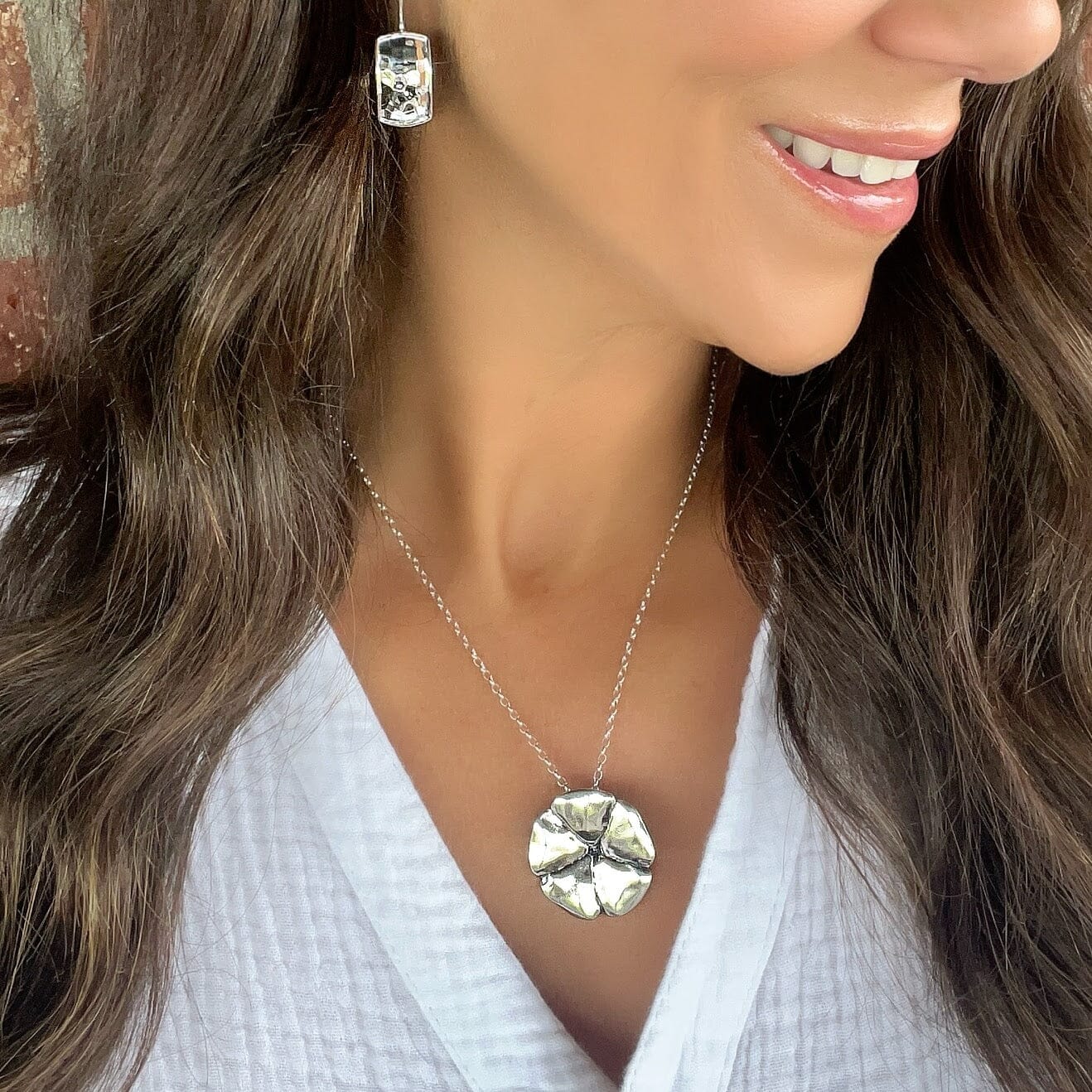 Morning Glory Necklace - September Flower of the Month - Image 2