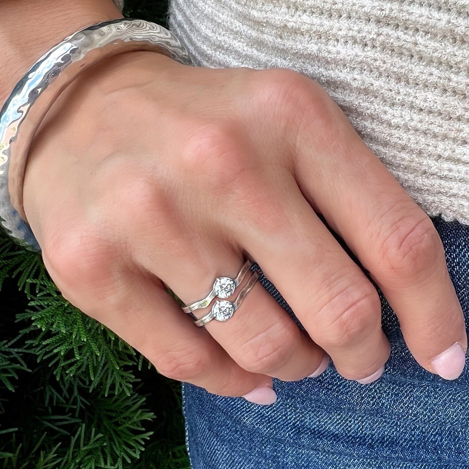 Nesting Stack Ring - Silver - Image 4
