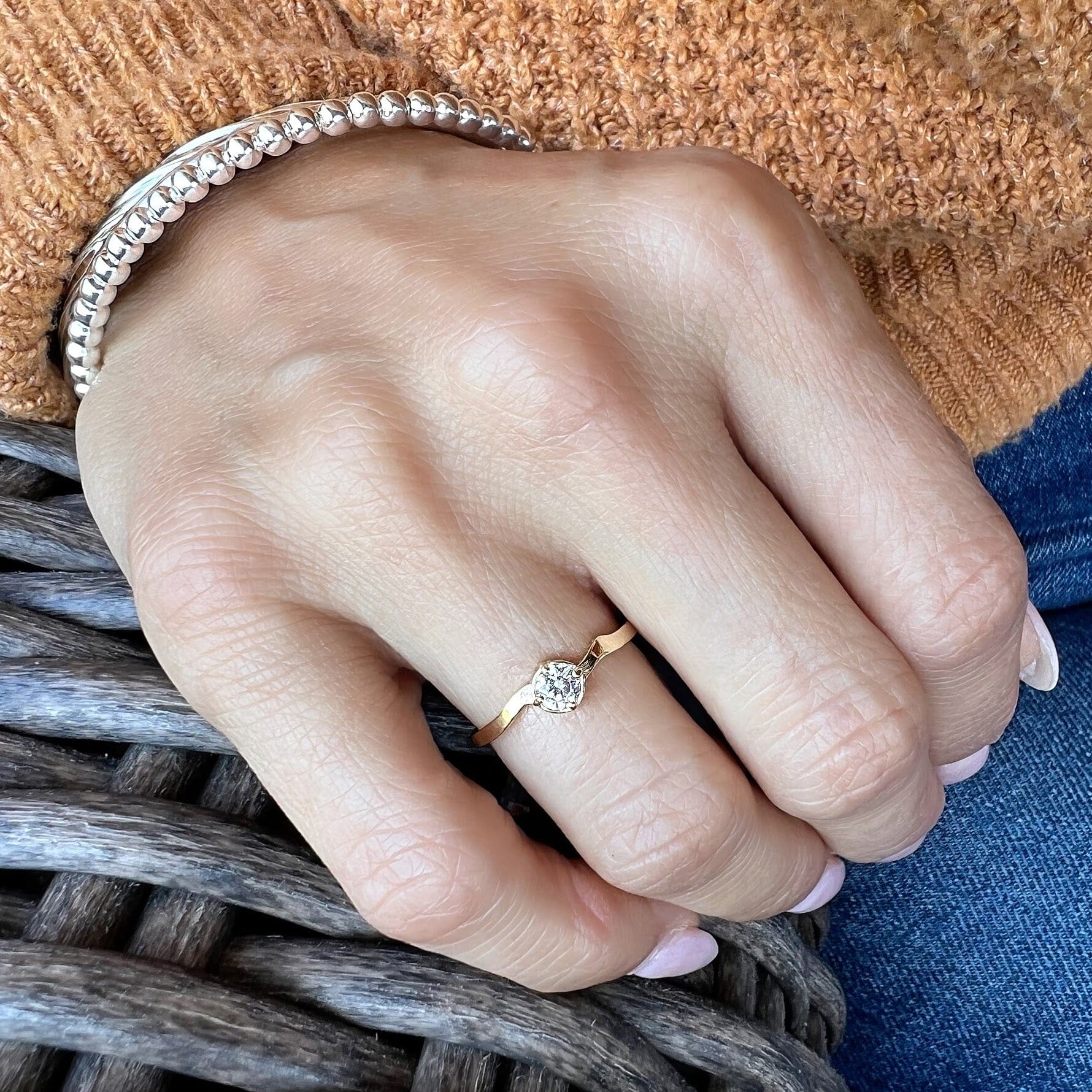Nesting Stack Ring - Gold - Image 2