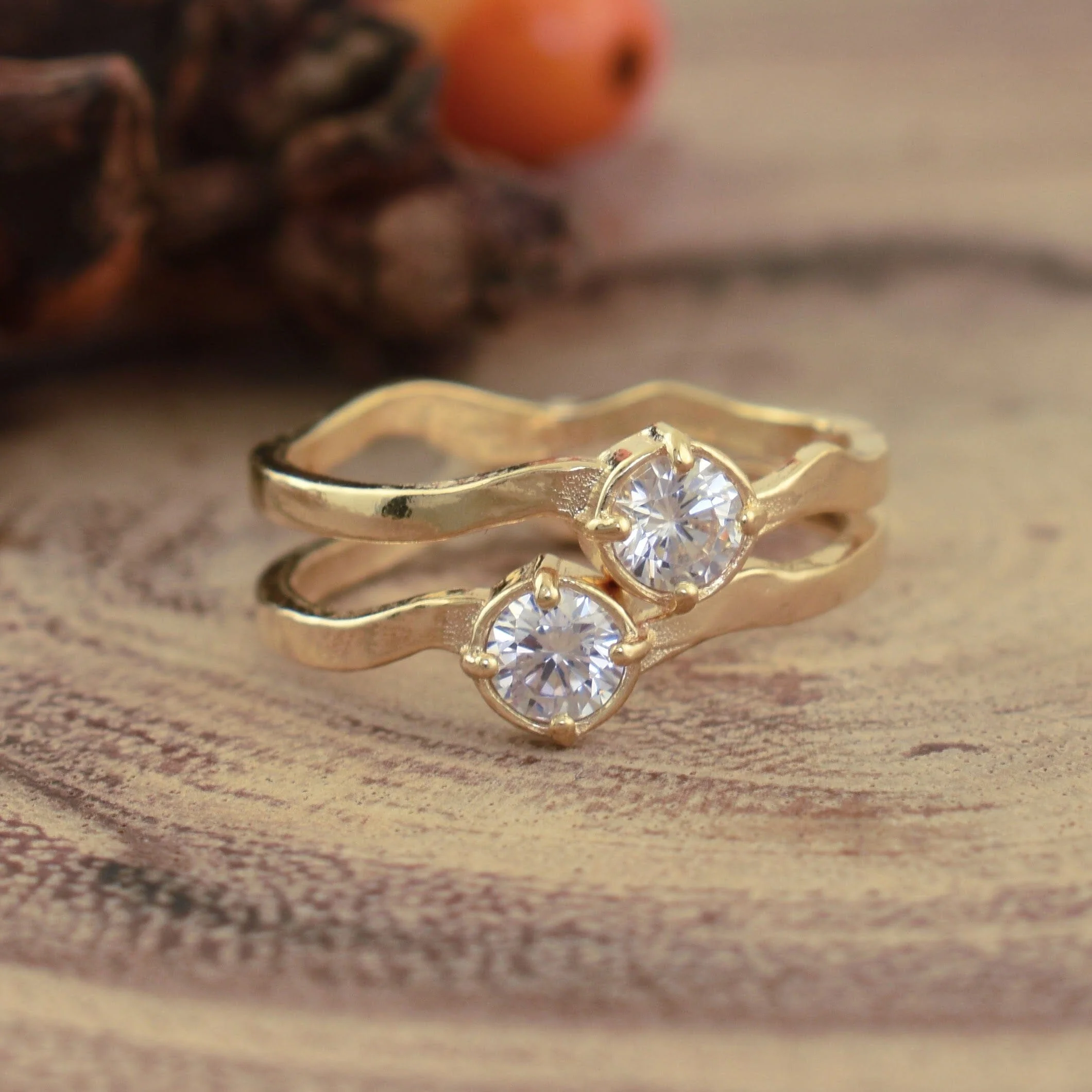 Nesting Stack Ring - Gold - Image 3