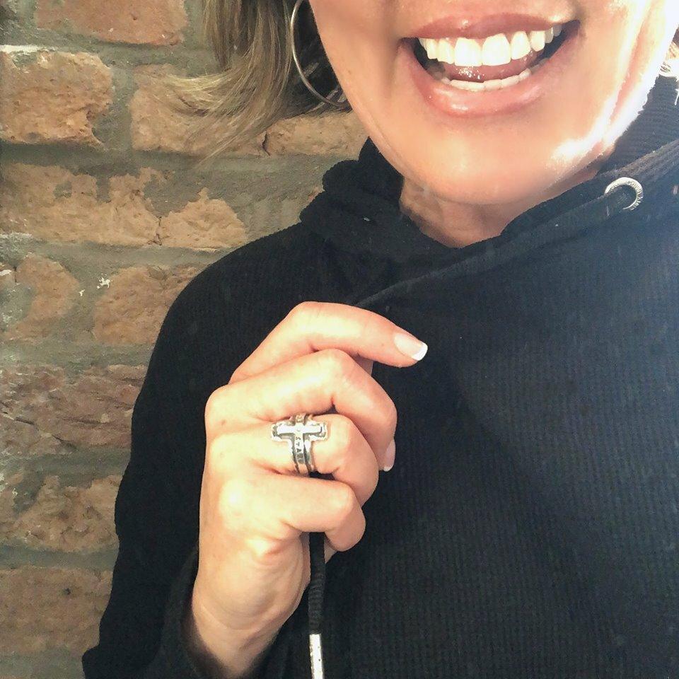 Personalized Cross Ring - Image 8
