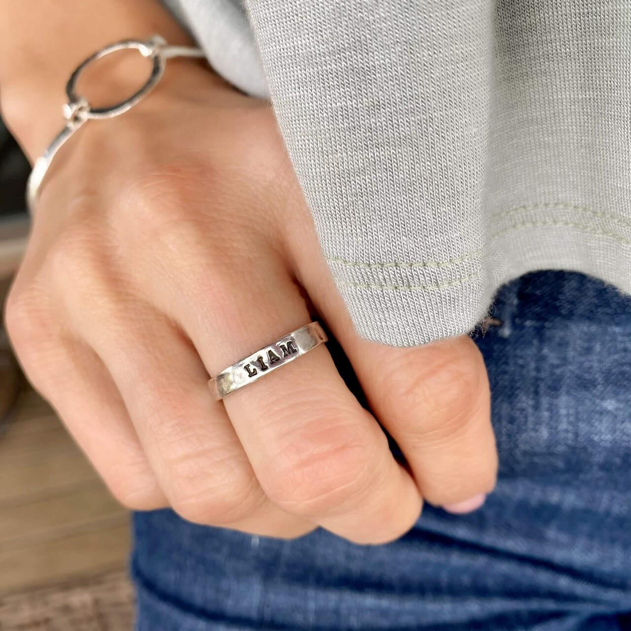 Personalized Stack Ring - Image 2