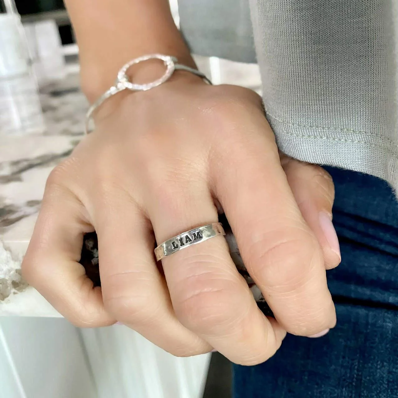 Personalized Stack Ring - Image 7
