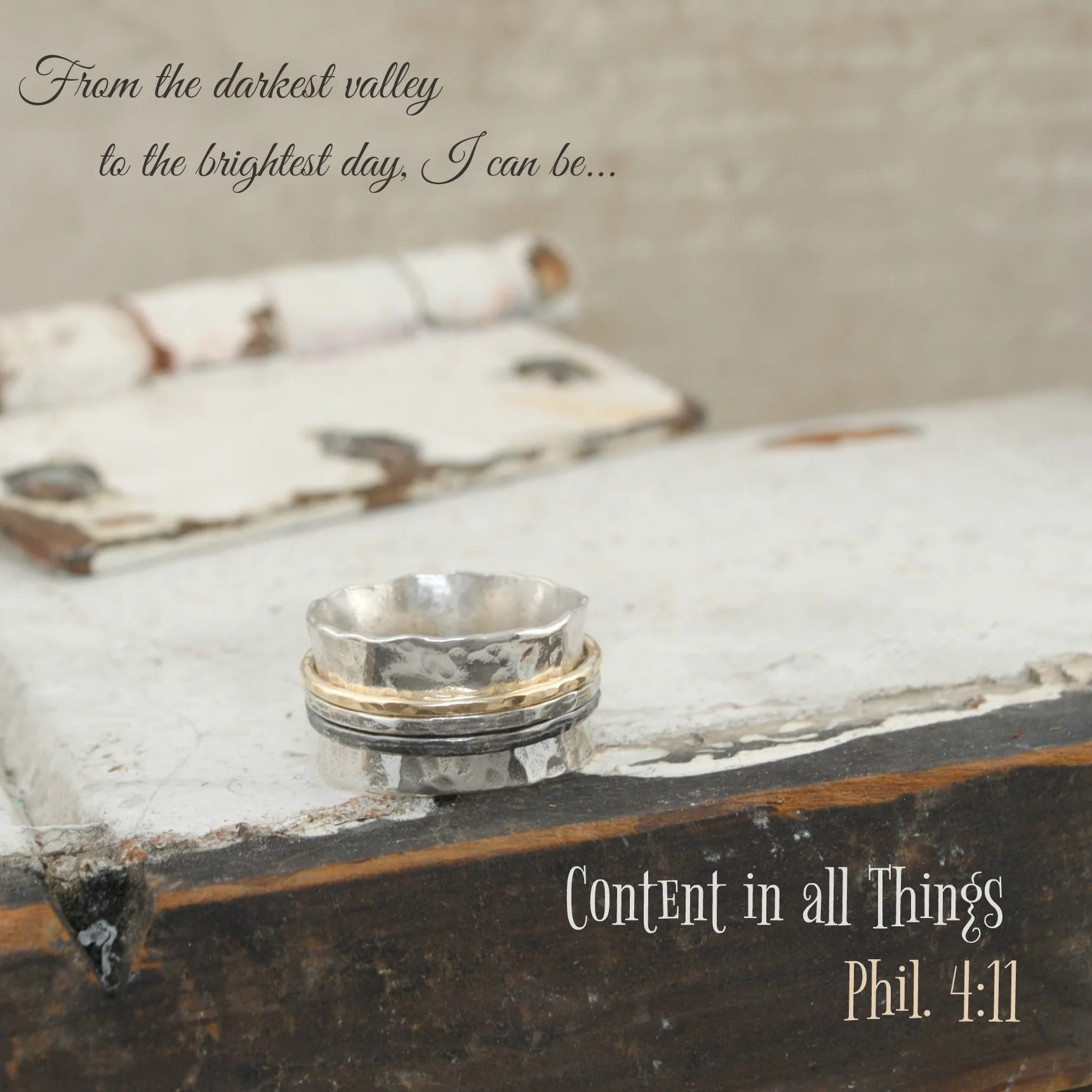 Philippians 4:11 Ring - Image 4