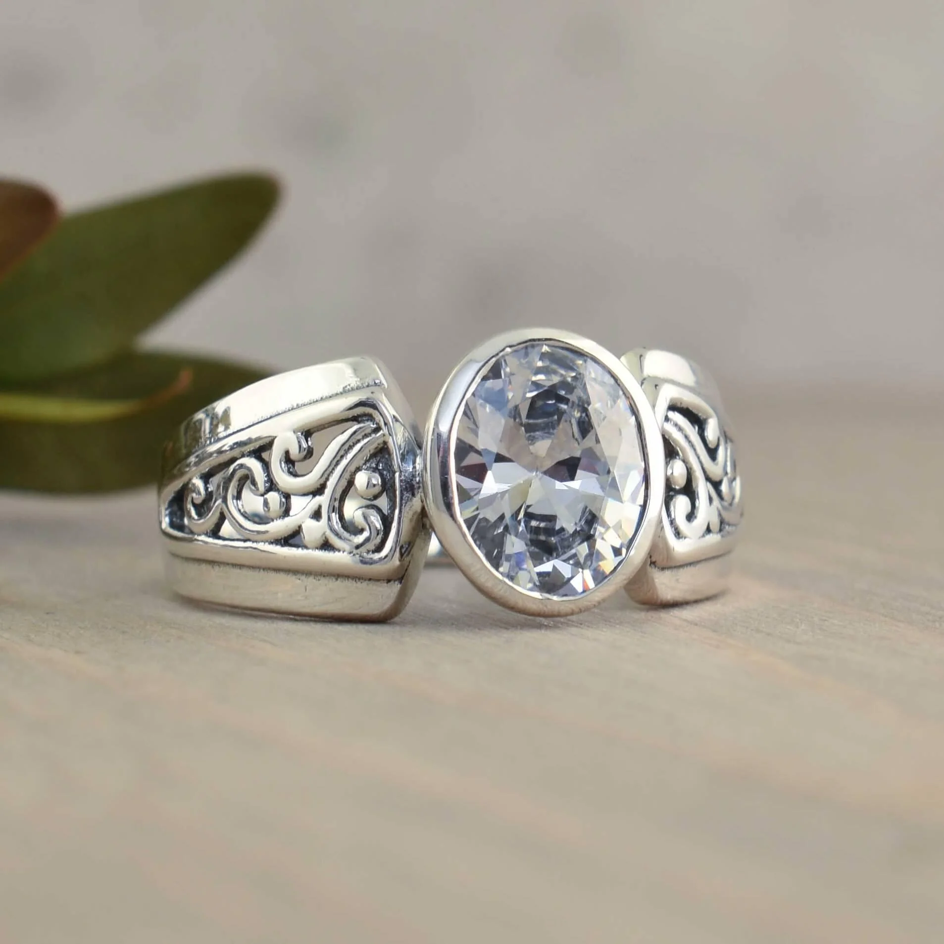 Radiant Filigree Ring