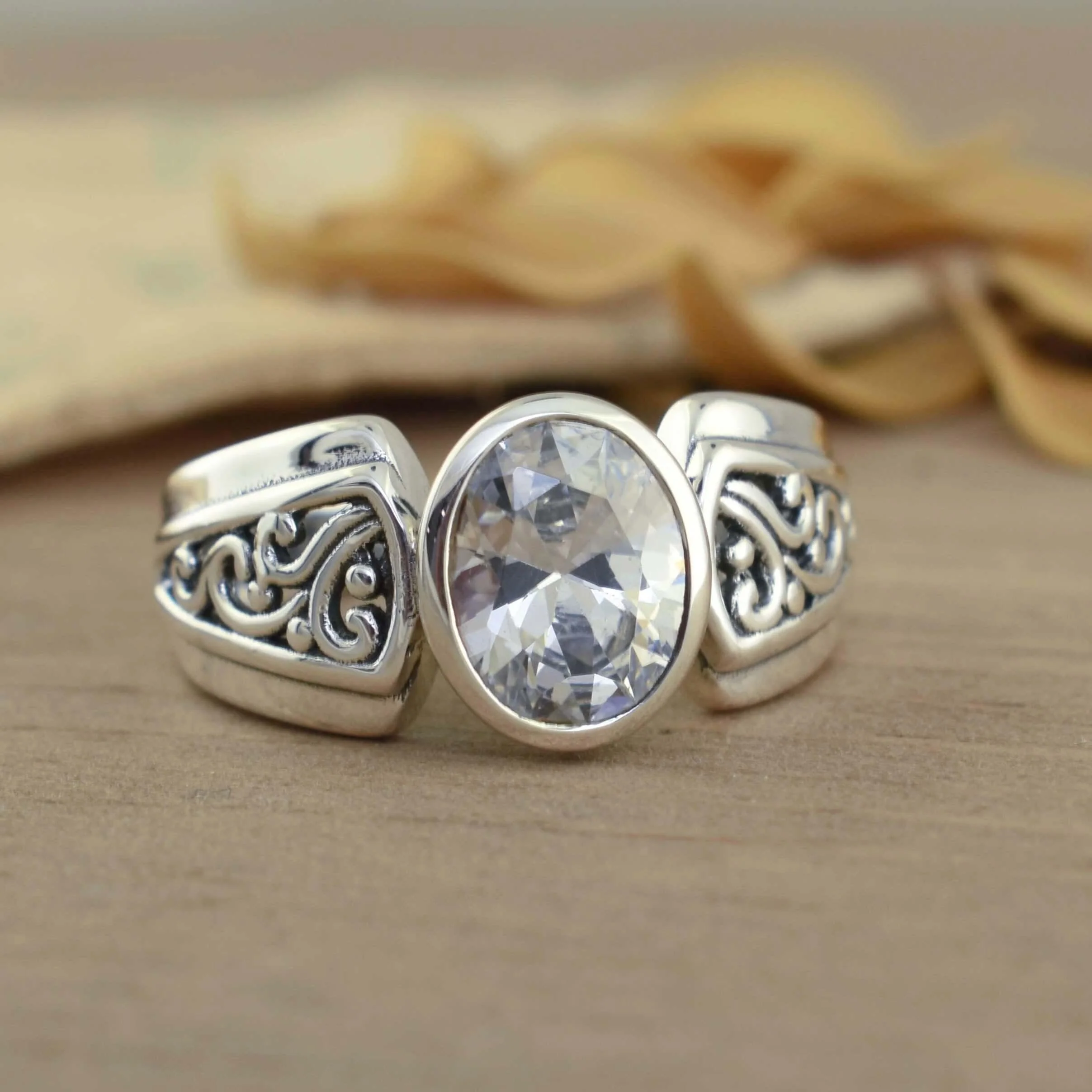 Radiant Filigree Ring - Image 3