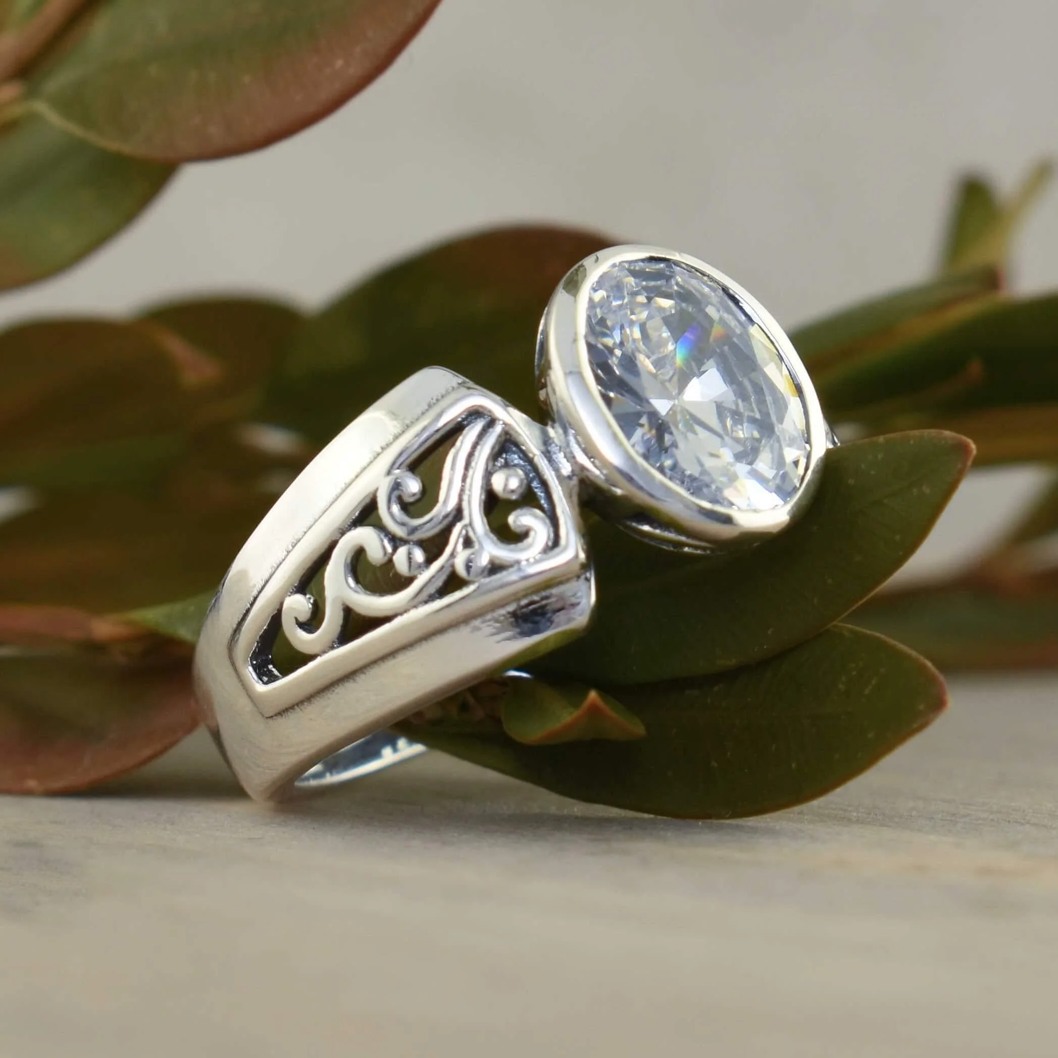 Radiant Filigree Ring - Image 7