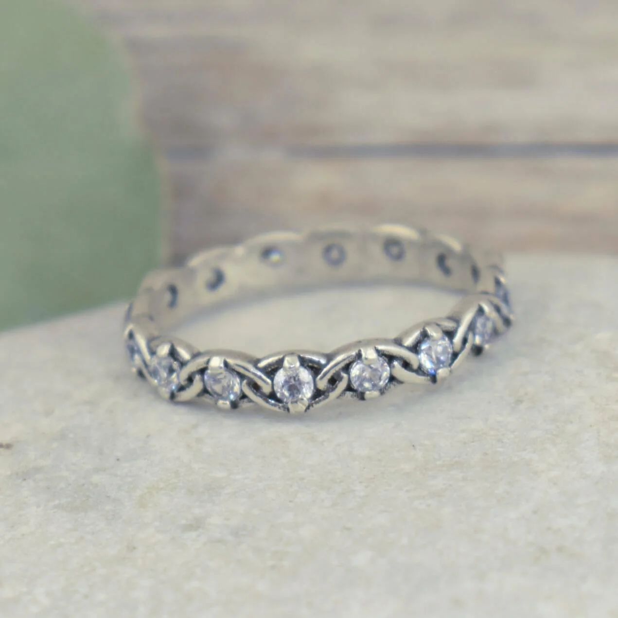 Riley Eternity Ring - Silver - Image 4