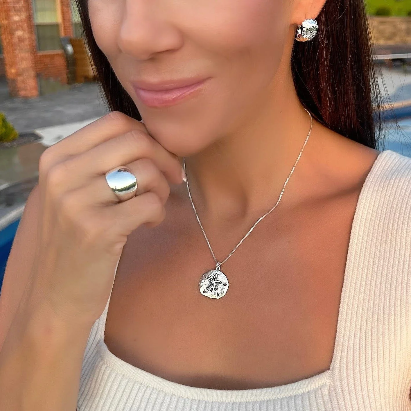 Sand Dollar Summer Necklace - Image 3