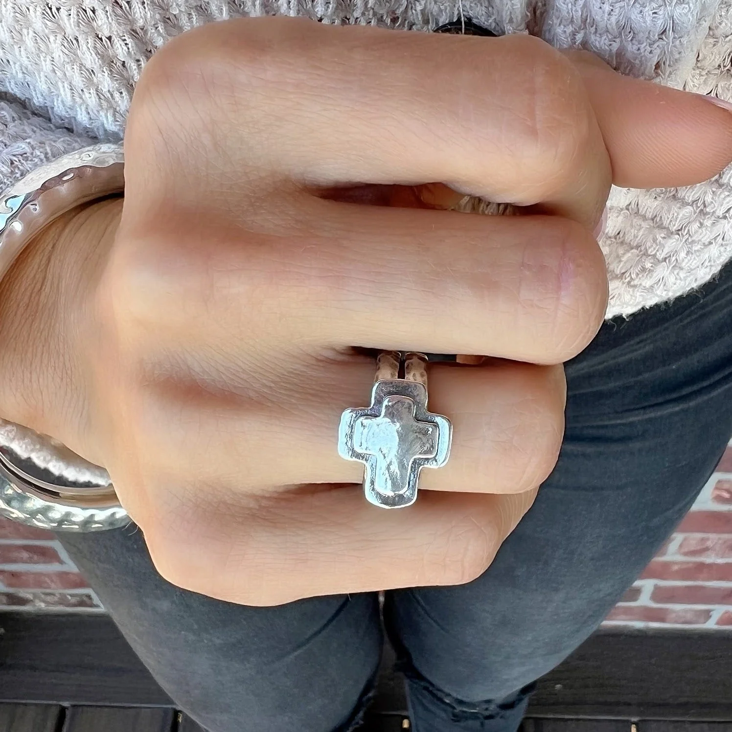 Santa Fe Cross Ring - Image 2