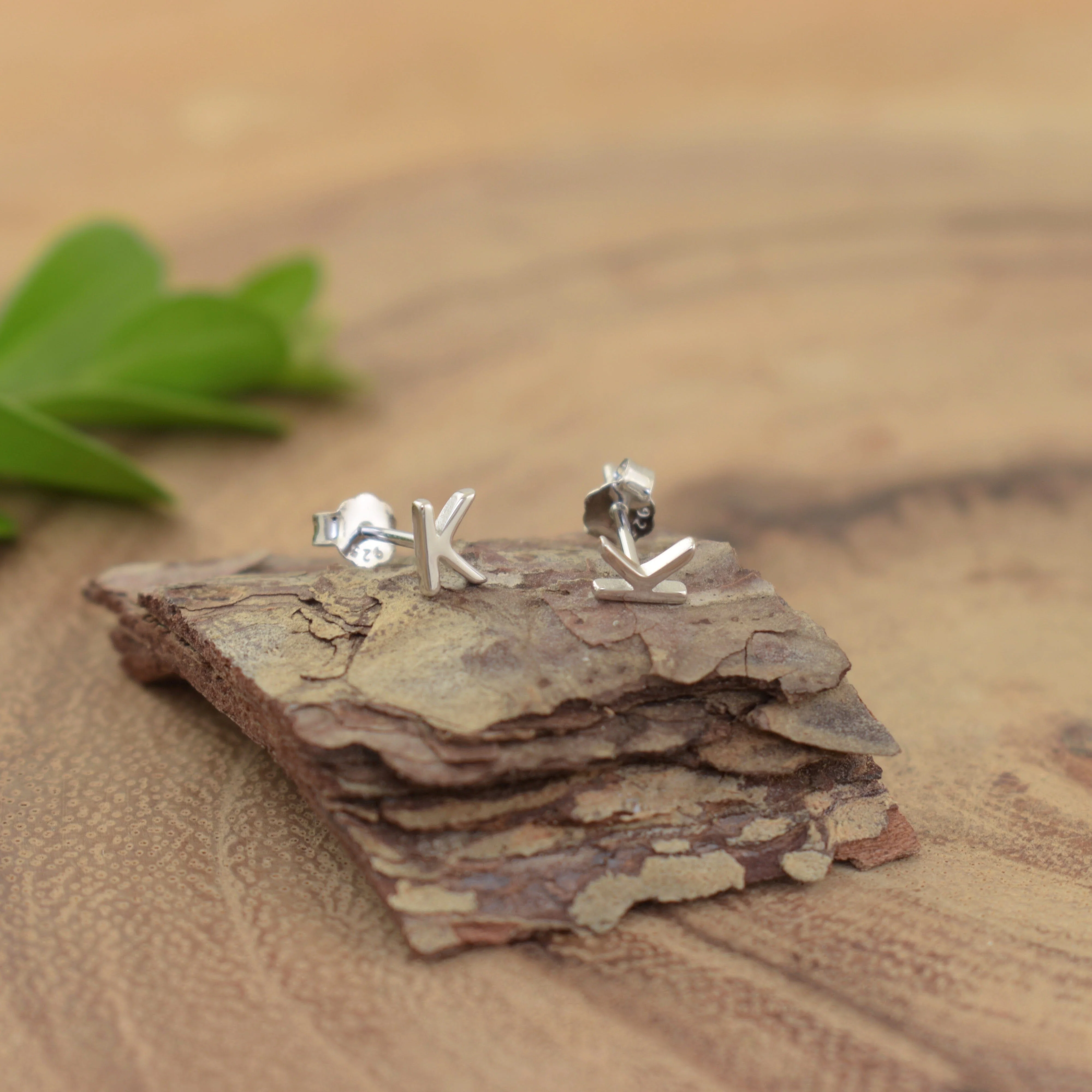 Signature Initial Earrings