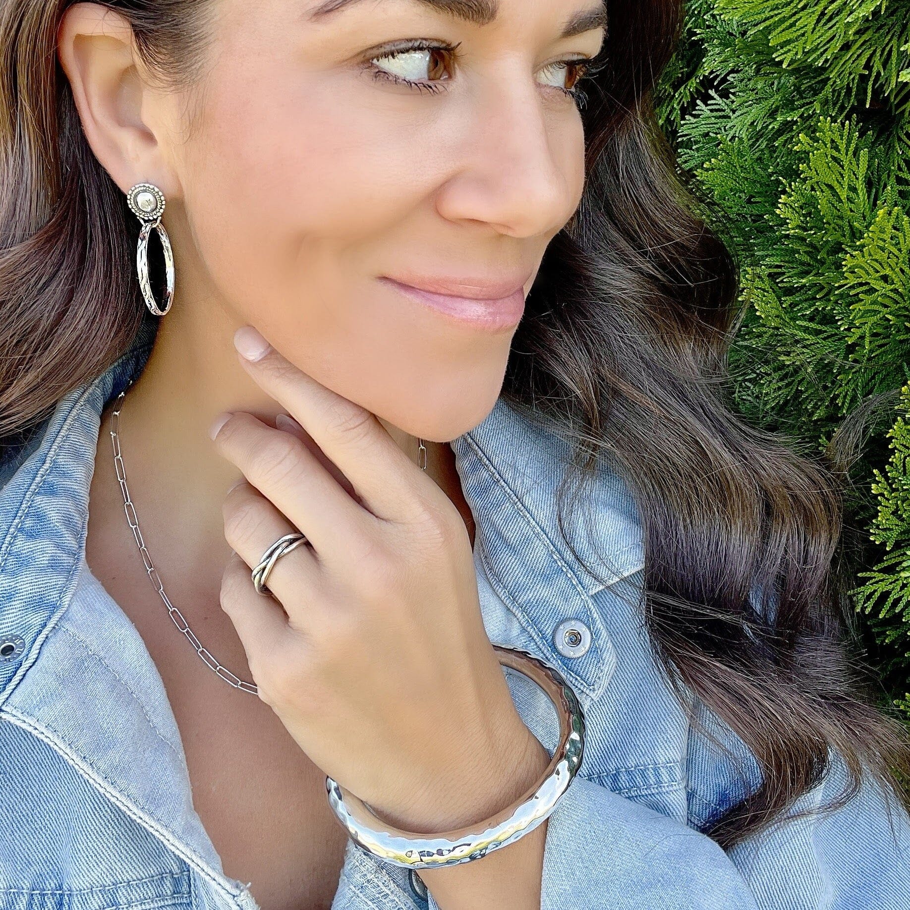 Silver Sizzle Earrings - Image 4