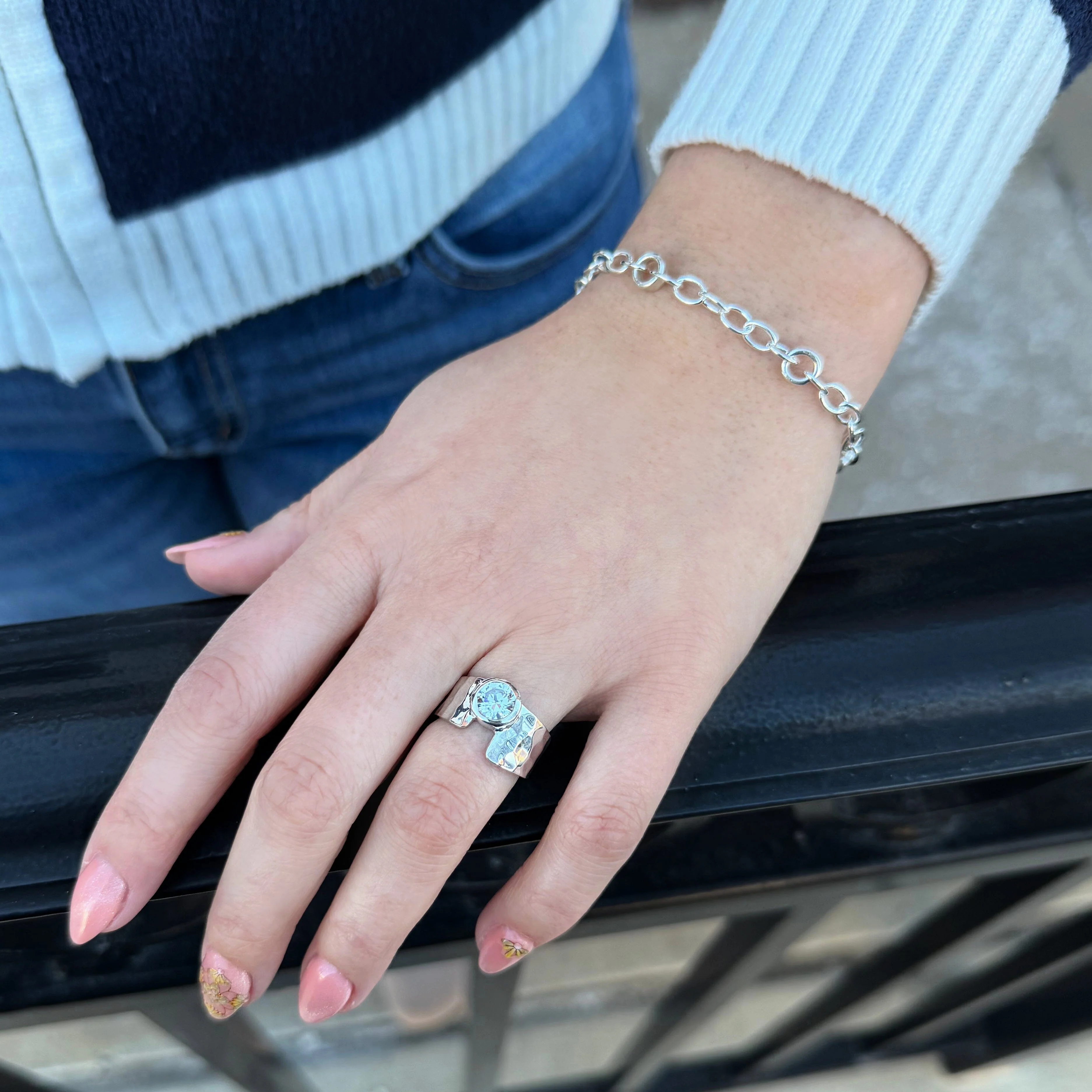 Silver Society Bracelet - Image 4