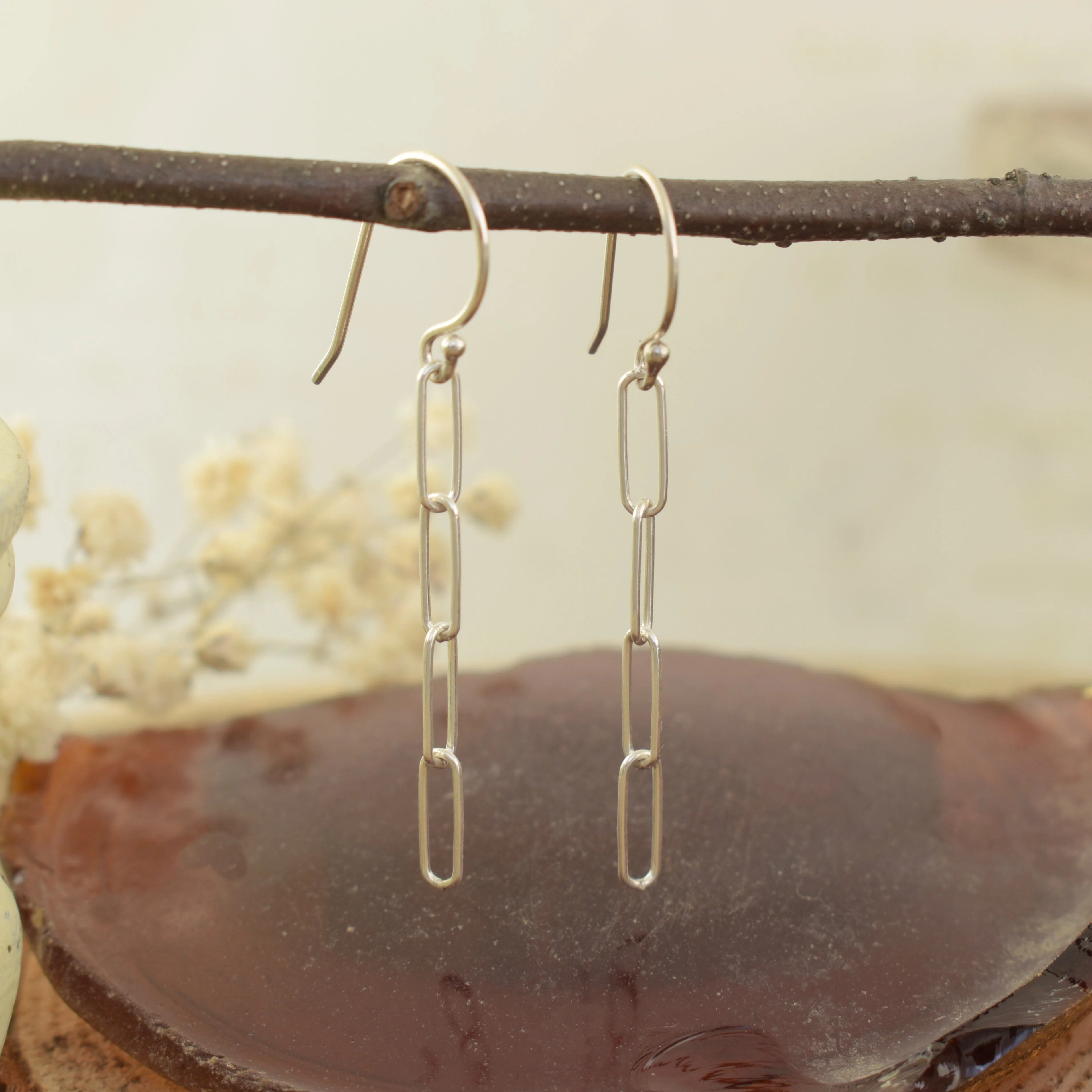 Simple Paperclip Earrings