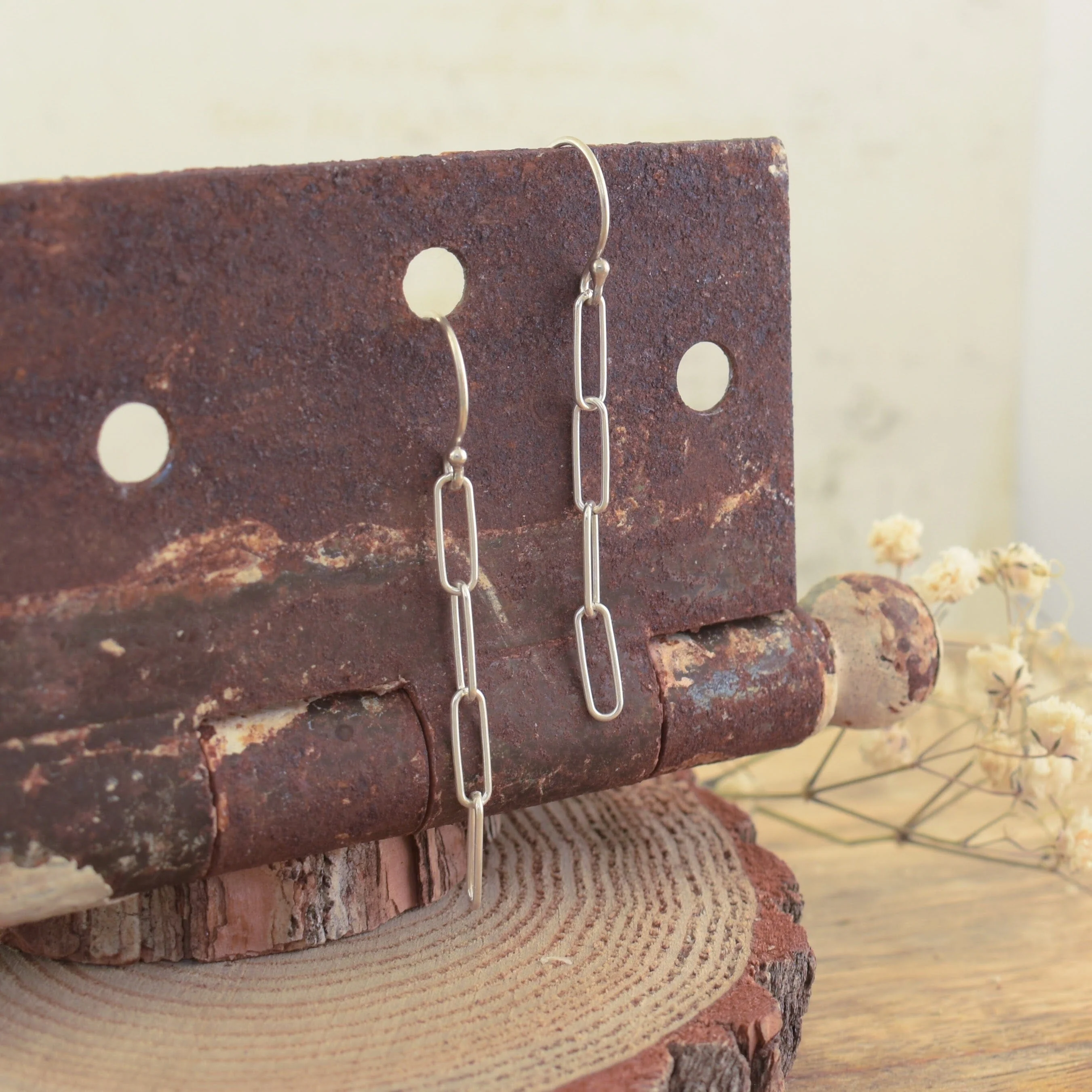 Simple Paperclip Earrings - Image 3