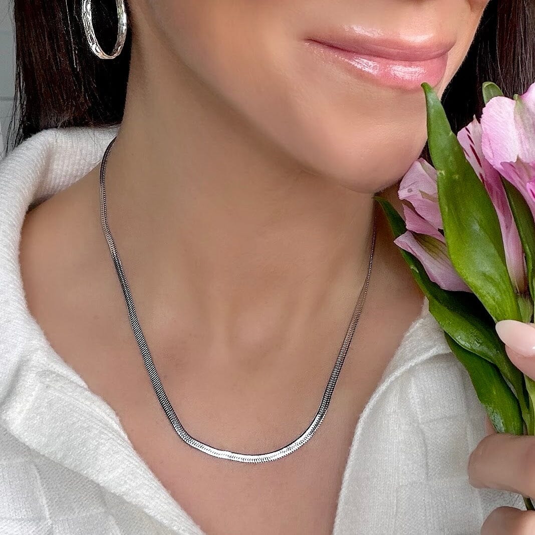Stainless Herringbone Chain - Image 2