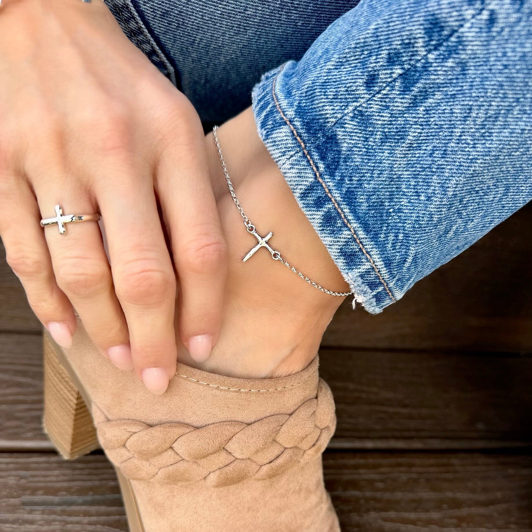 Steady Faith Anklet - Image 4