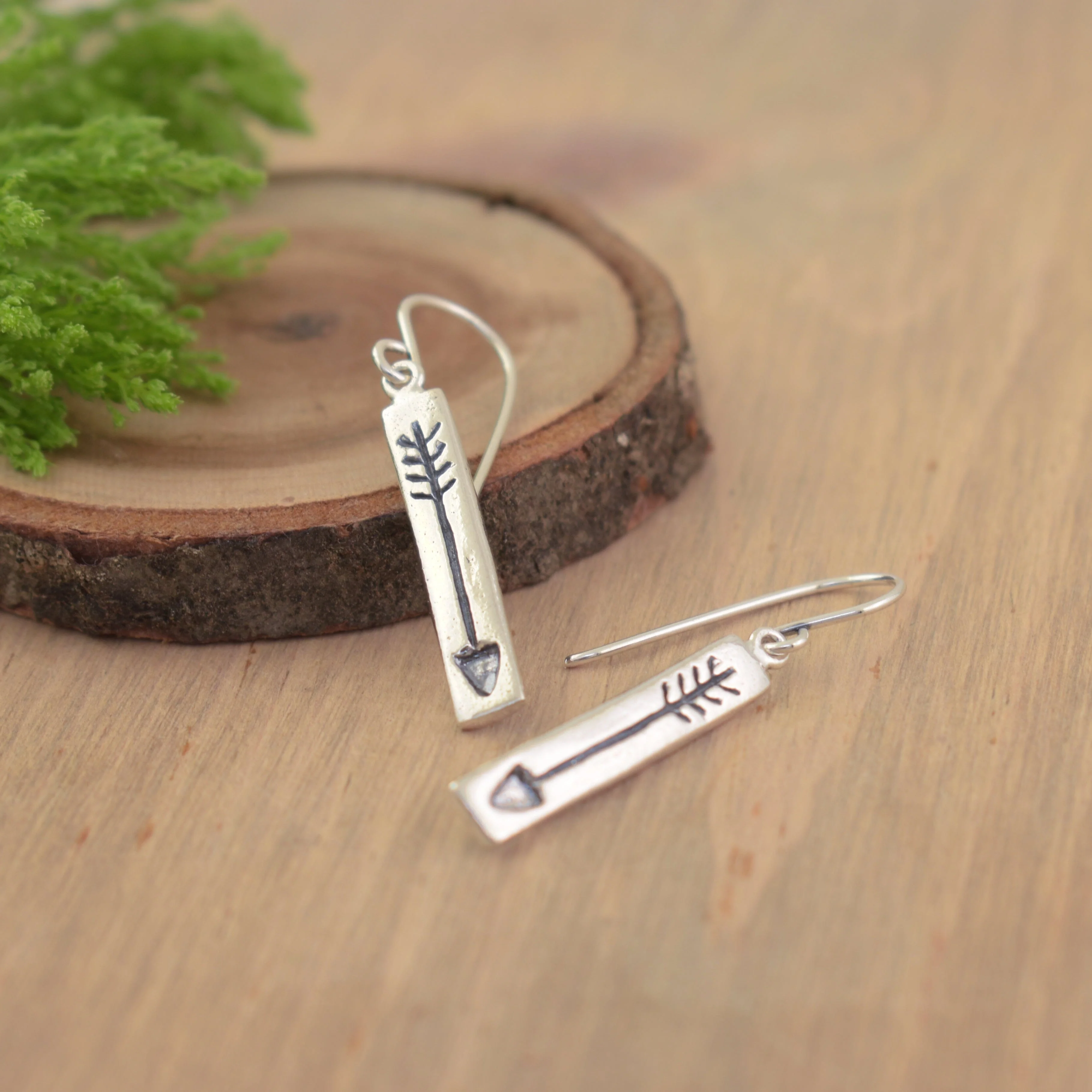 Straight Arrow Earrings