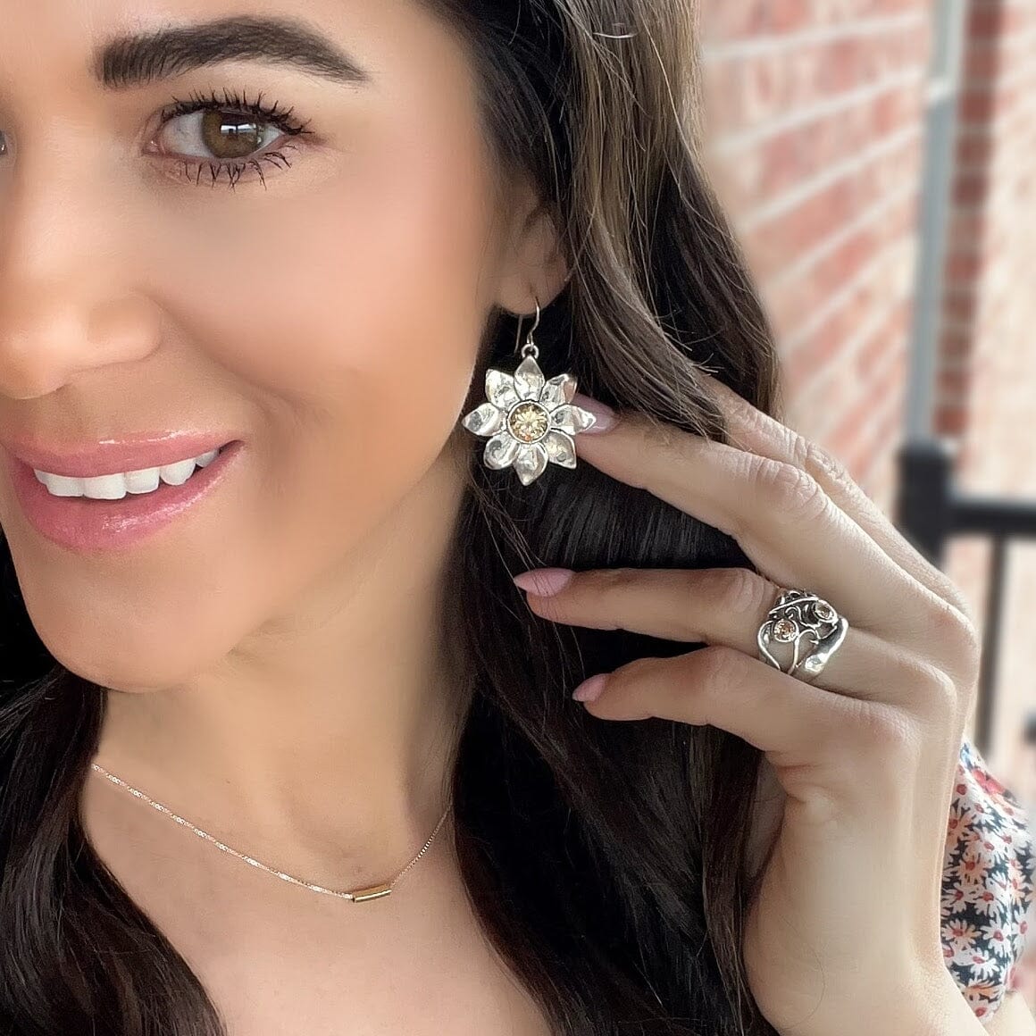Sunflower Earrings - Image 2