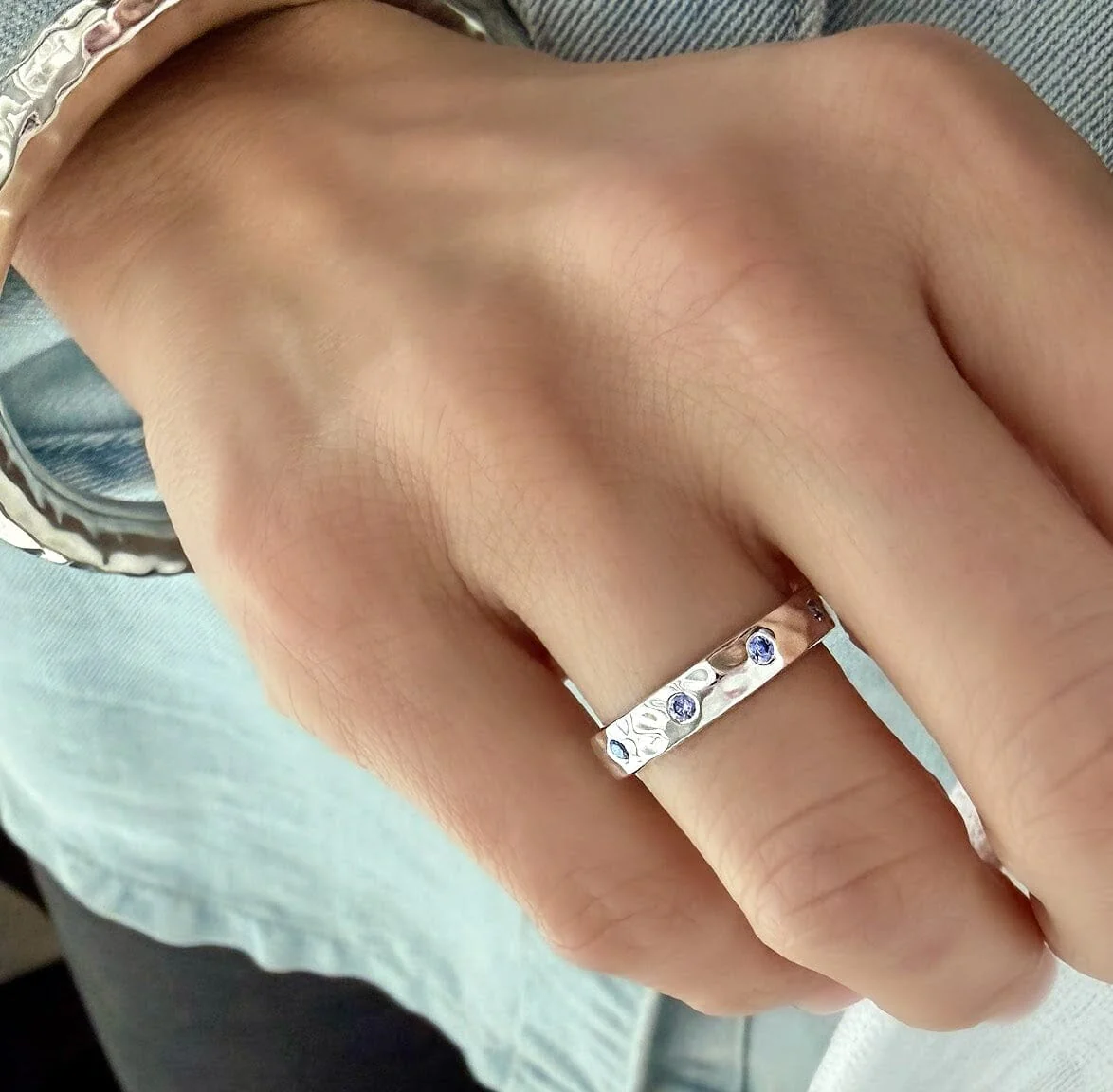 Tanzanite Confetti Ring - Image 2