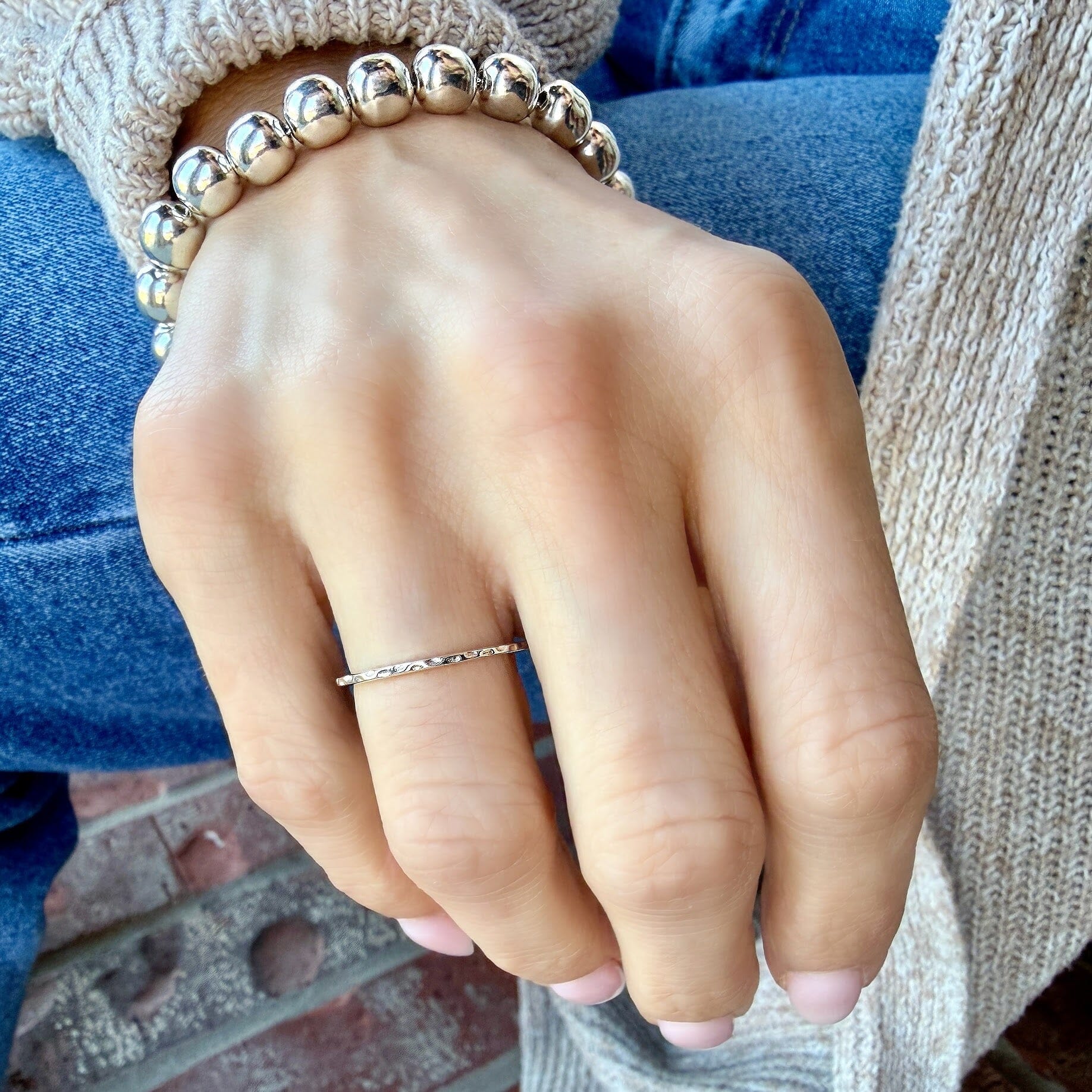 Thinline Hammered Band - Image 2
