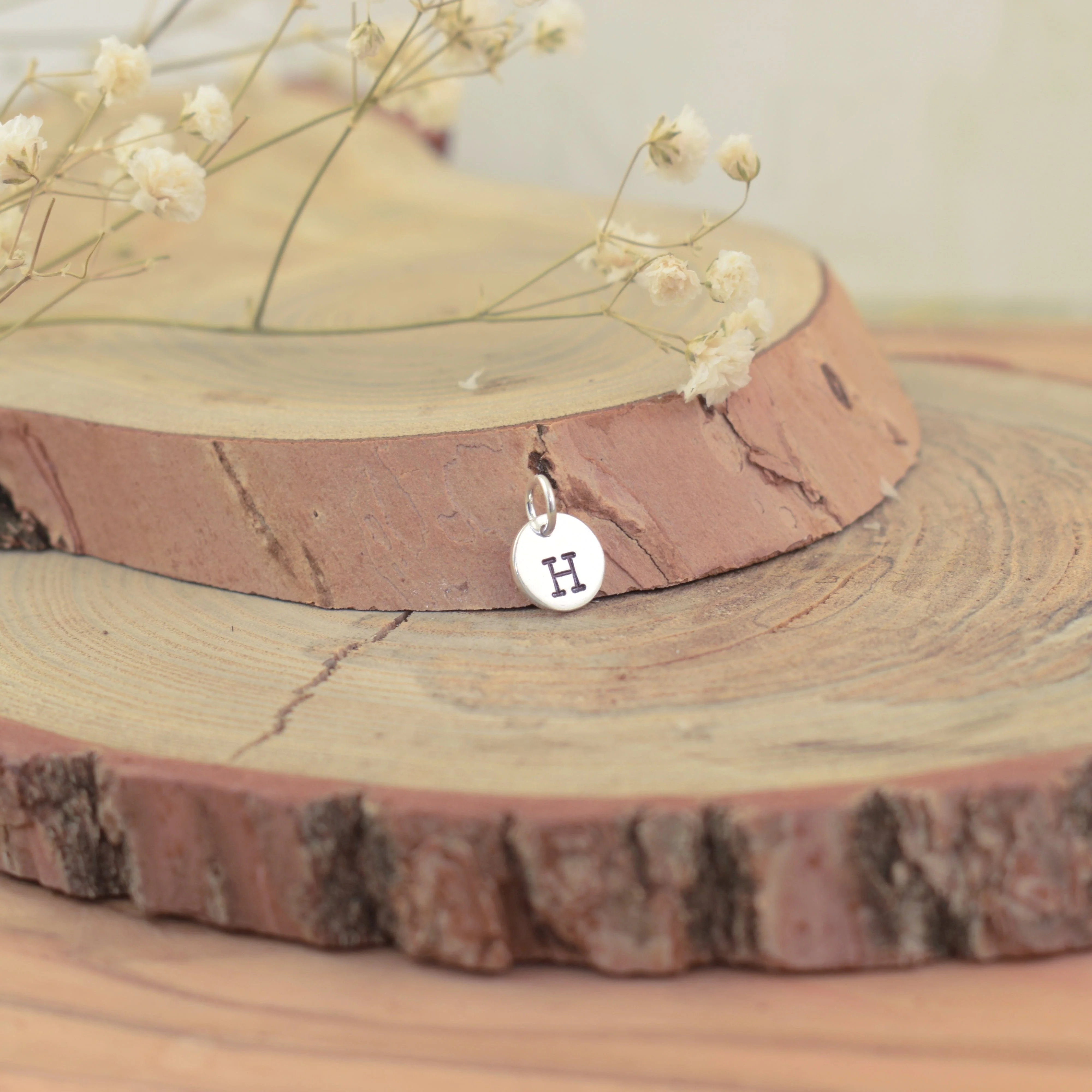 Tiny Initial Pendant