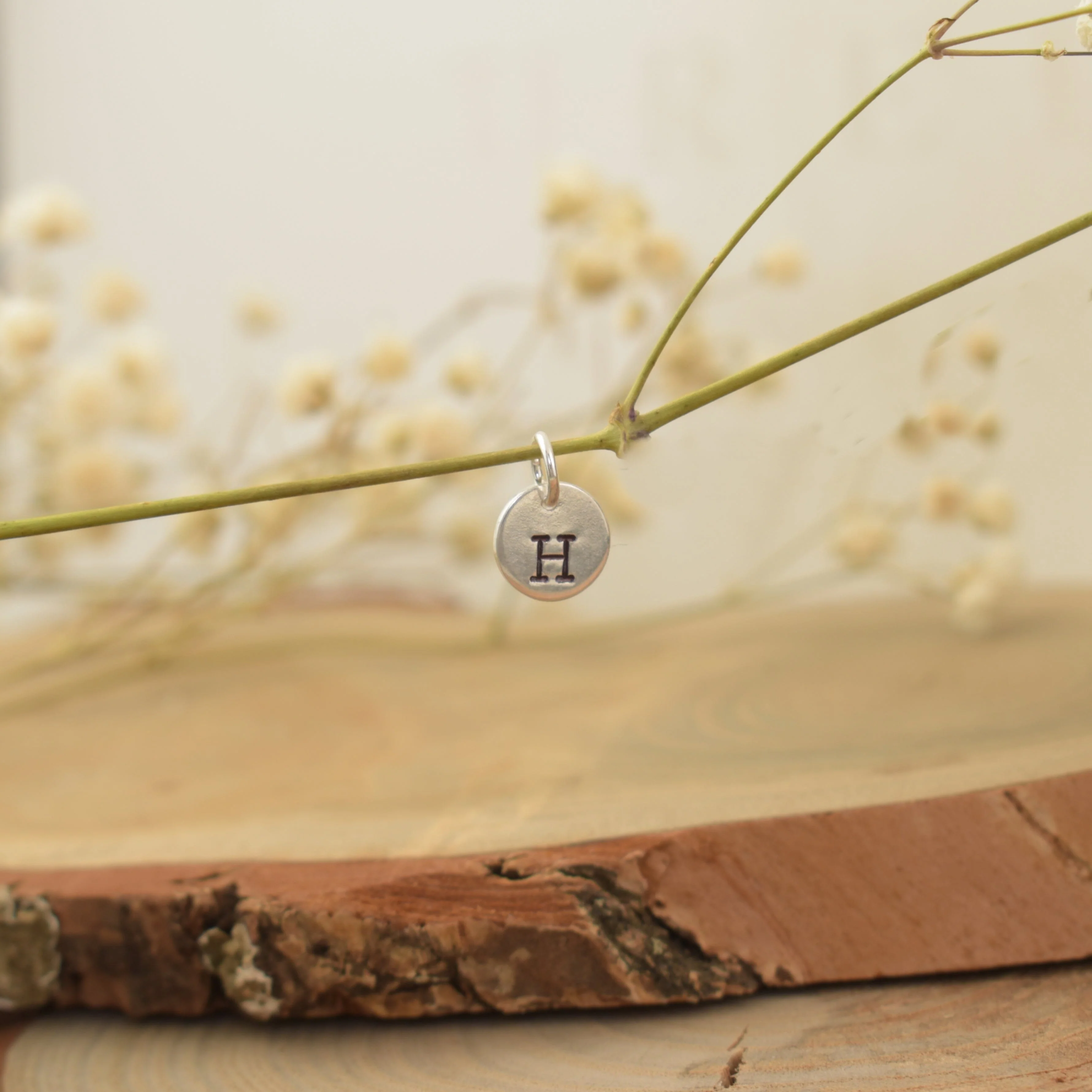 Tiny Initial Pendant - Image 2