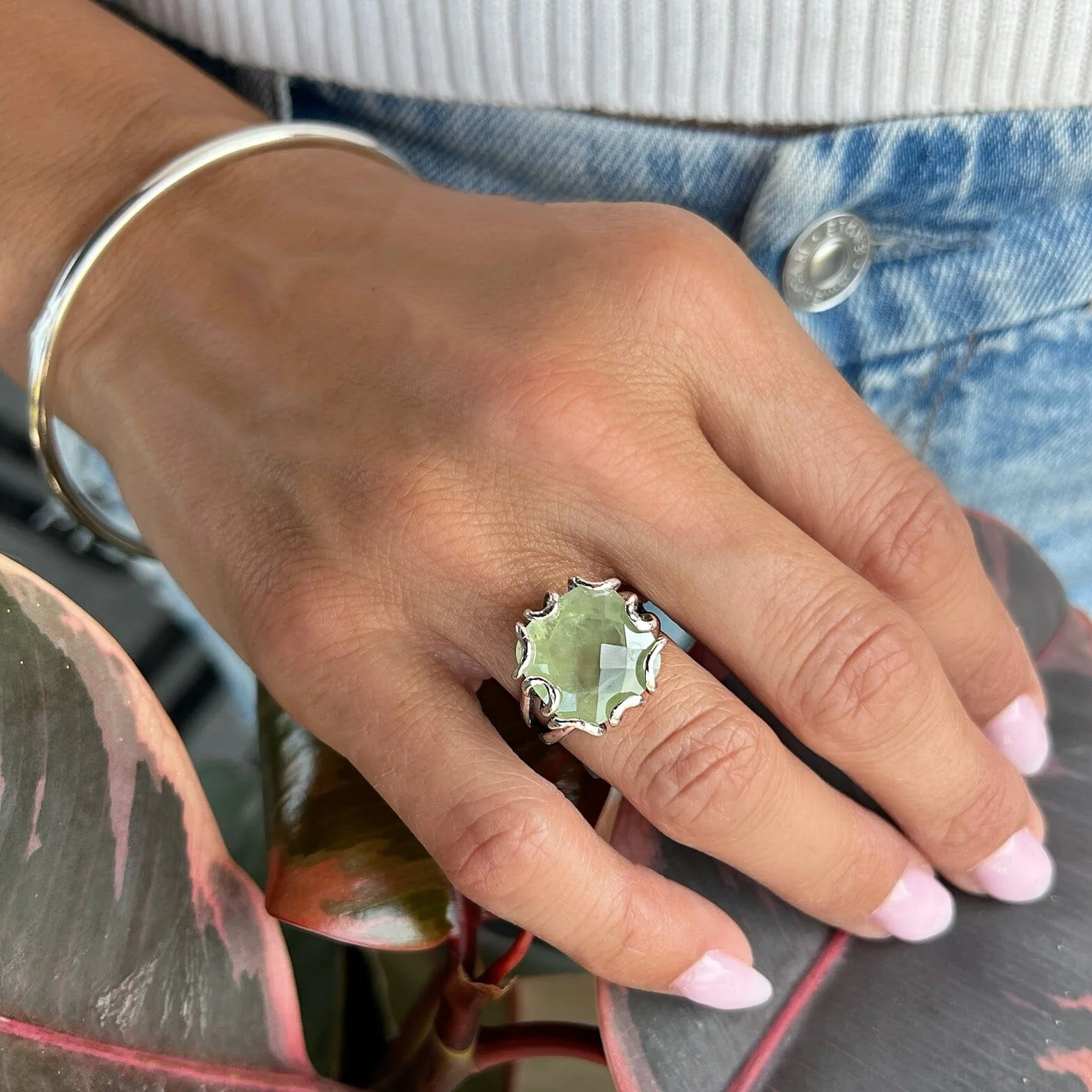 Twist Of Lime Ring - Image 2