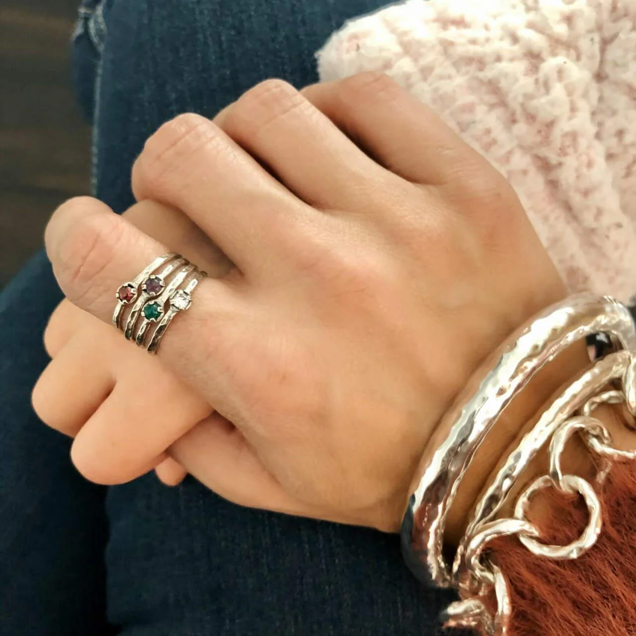 Whisper of Love Stackable Rings (price adjusts per ring quantity selected) - Image 3